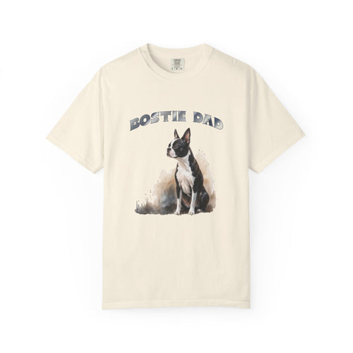 Boston Terrier Dad T-Shirt — 'Bostie Dad' Dog Dad Graphic Tee