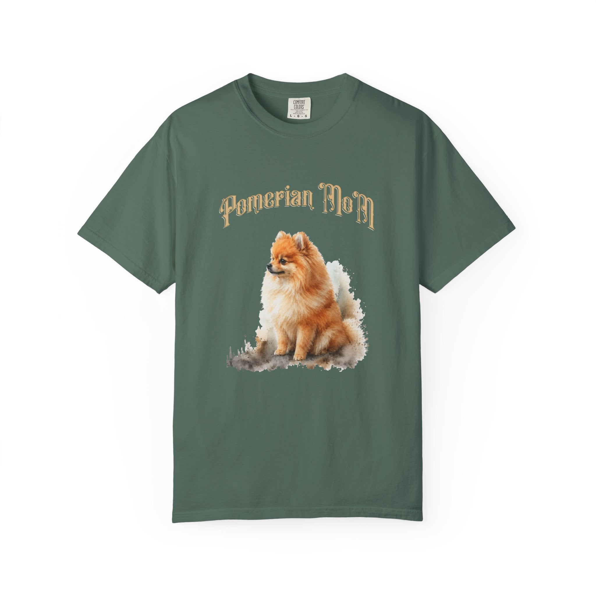 Pomeranian Mom T-Shirt – Cute Pomeranian Dog Graphic Tee