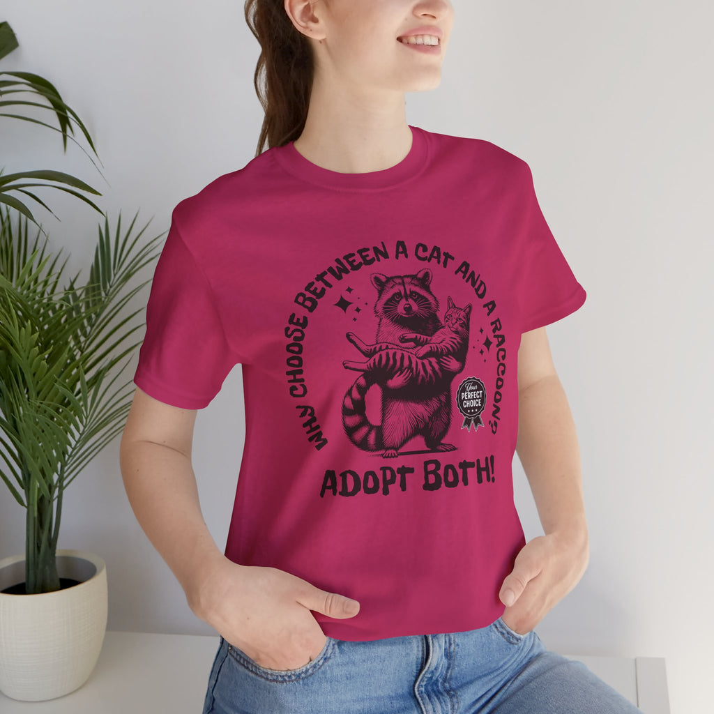 Adopt Both! Raccoon & Cat Rescue T-Shirt