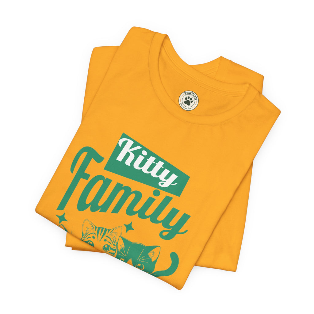 Kitty Family Tee — 'Work Together, and Succeed Together' Cat Graphic Shirt