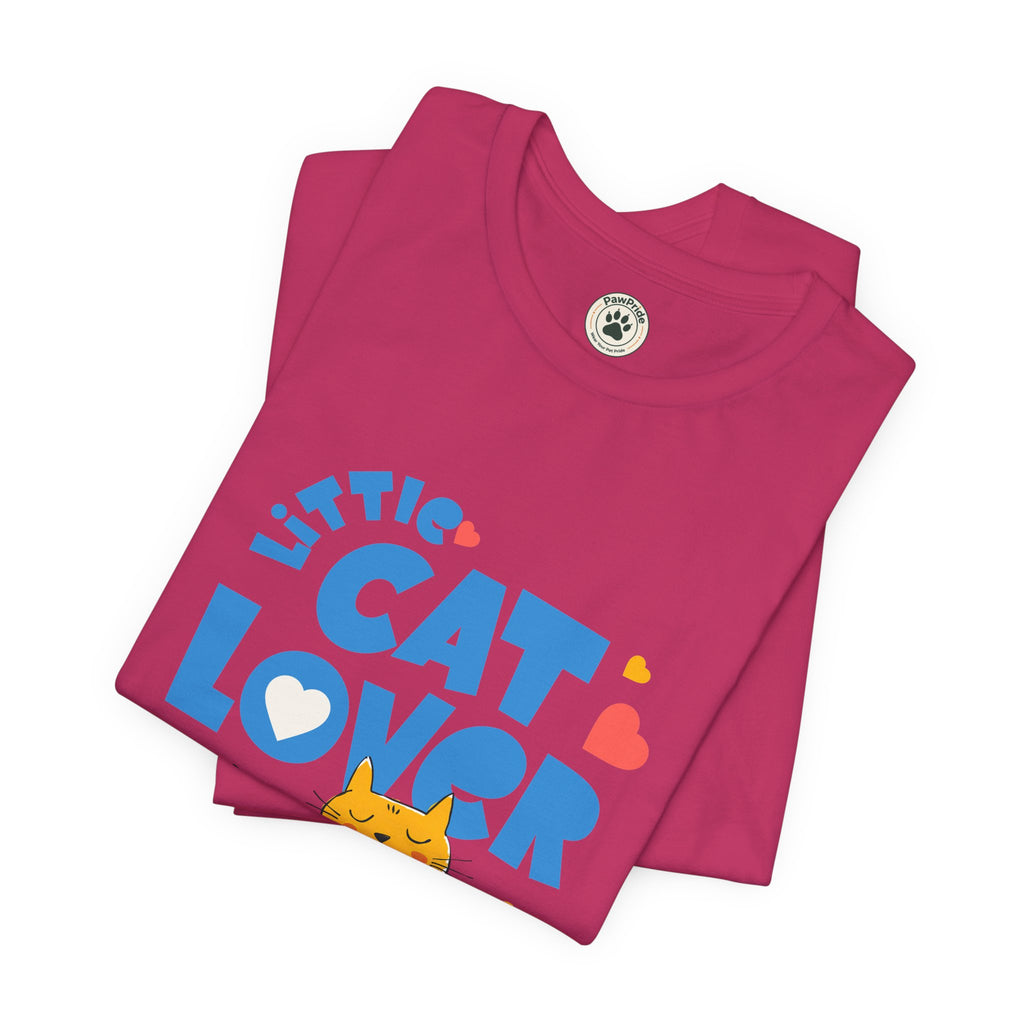 Little Cat Lover T-Shirt — Cute Cat Graphic Tee for Kids & Cat Moms