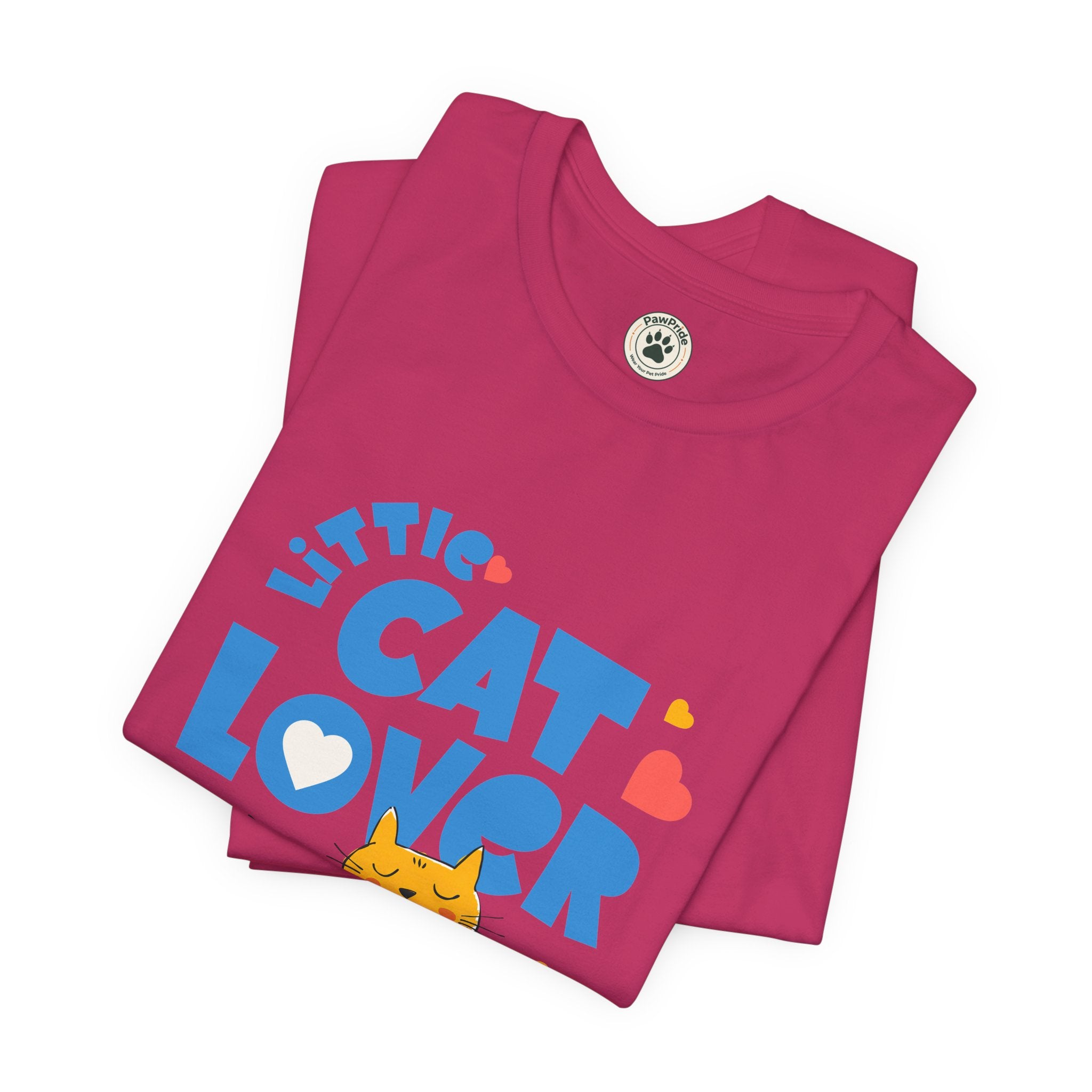 Little Cat Lover T-Shirt — Cute Cat Graphic Tee for Kids & Cat Moms