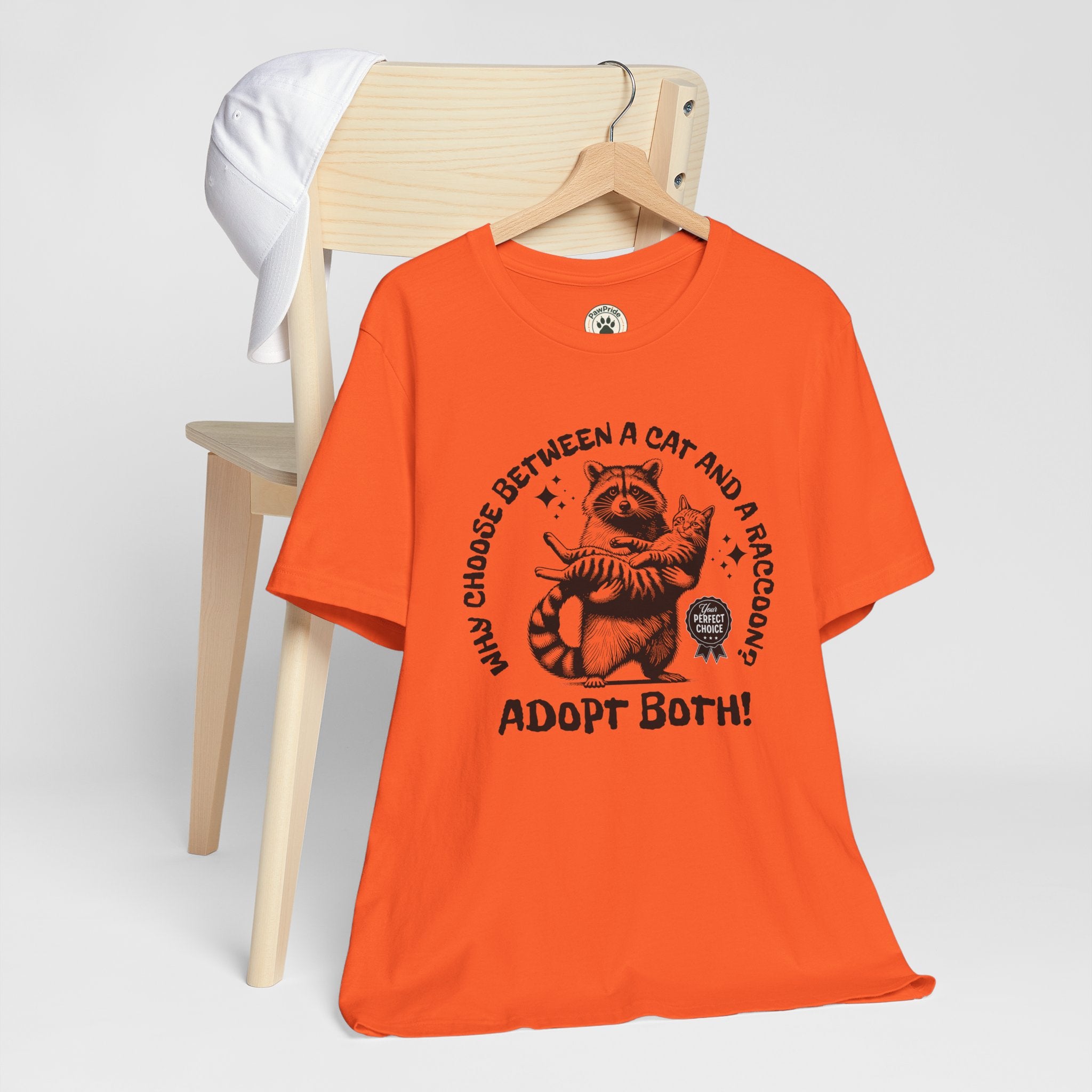 Adopt Both! Raccoon & Cat Rescue T-Shirt