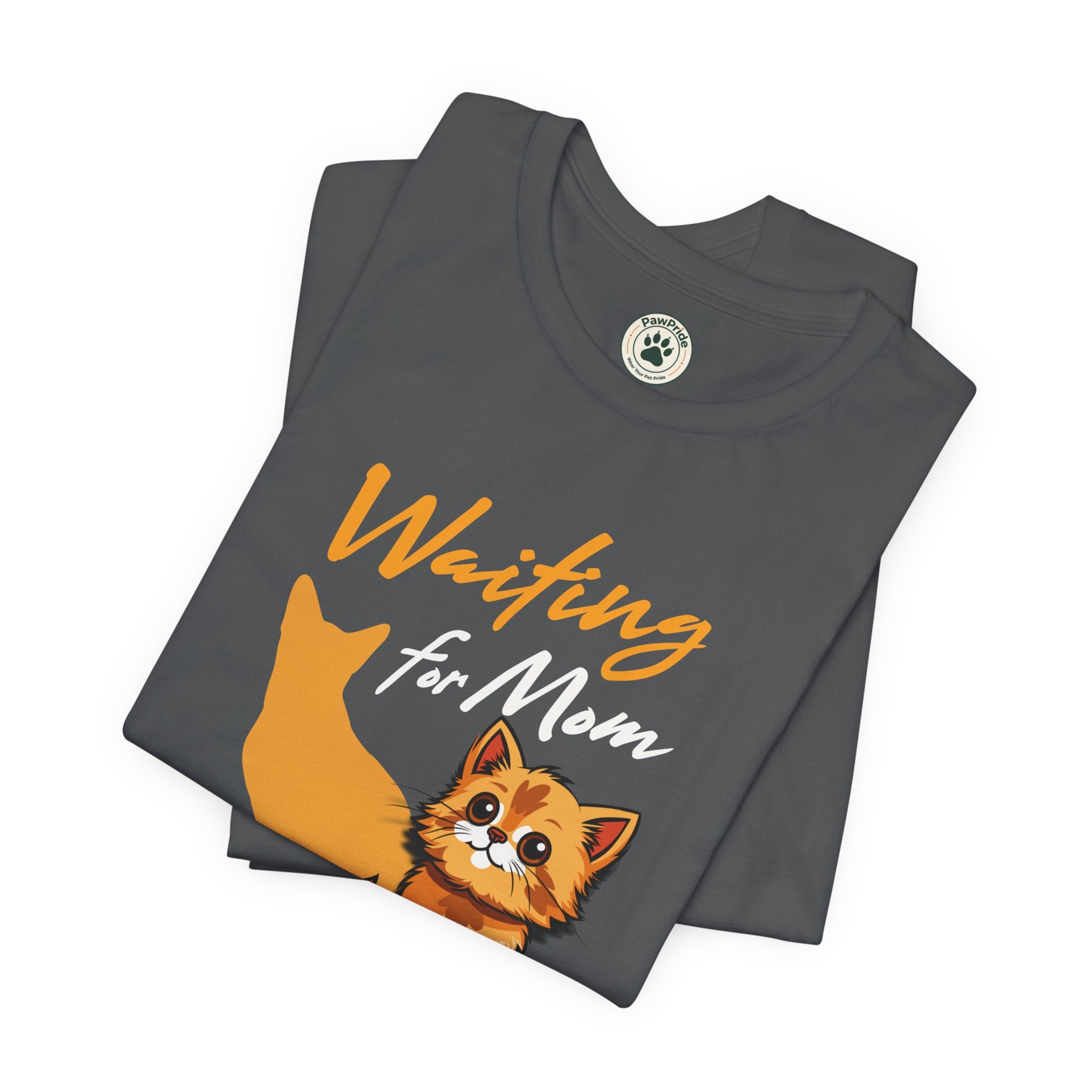 Waiting for Mom Cat T-Shirt — Cute Rescue Kitten Graphic Tee