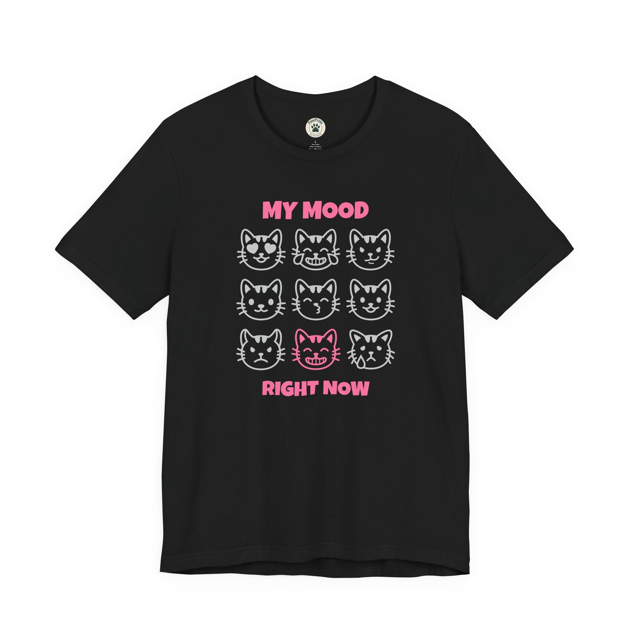 My Mood Right Now Cat Graphic Tee
