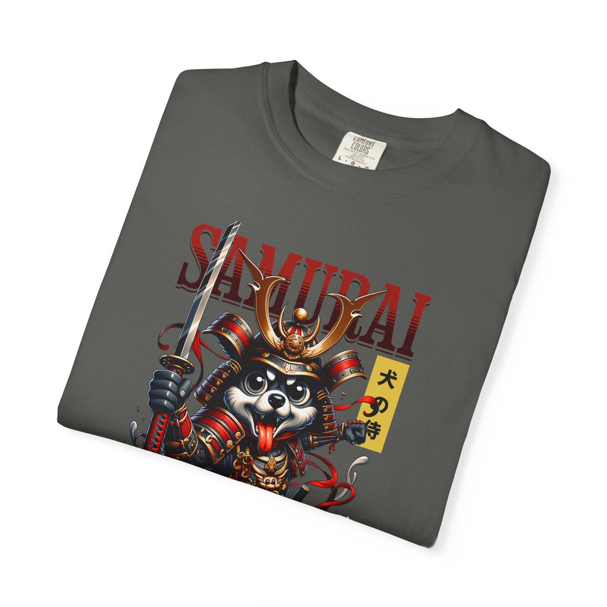 Samurai Raccoon T-Shirt — Cute Warrior Graphic Tee