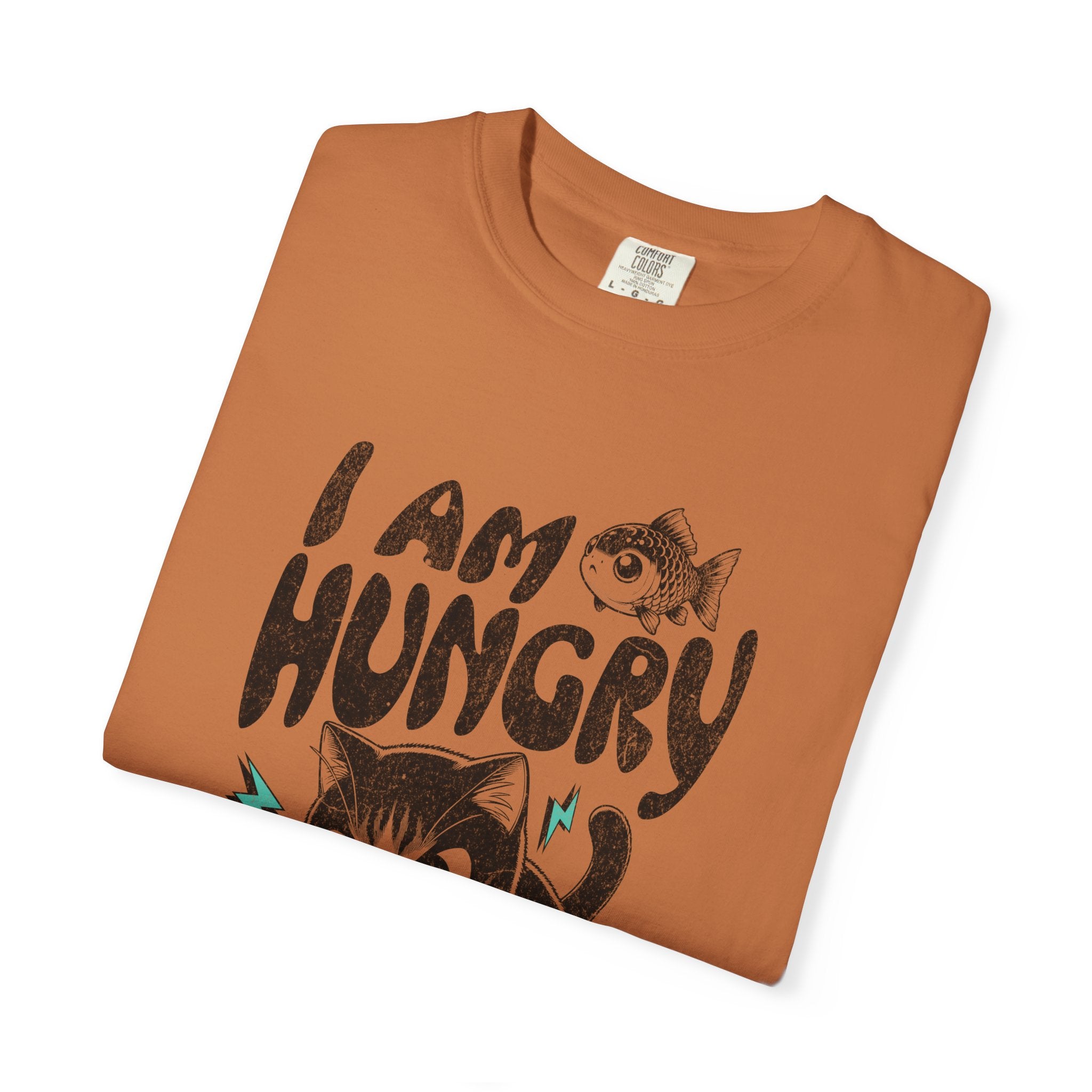 I Am Hungry Cat T-Shirt — Cute Kitten Graphic Tee