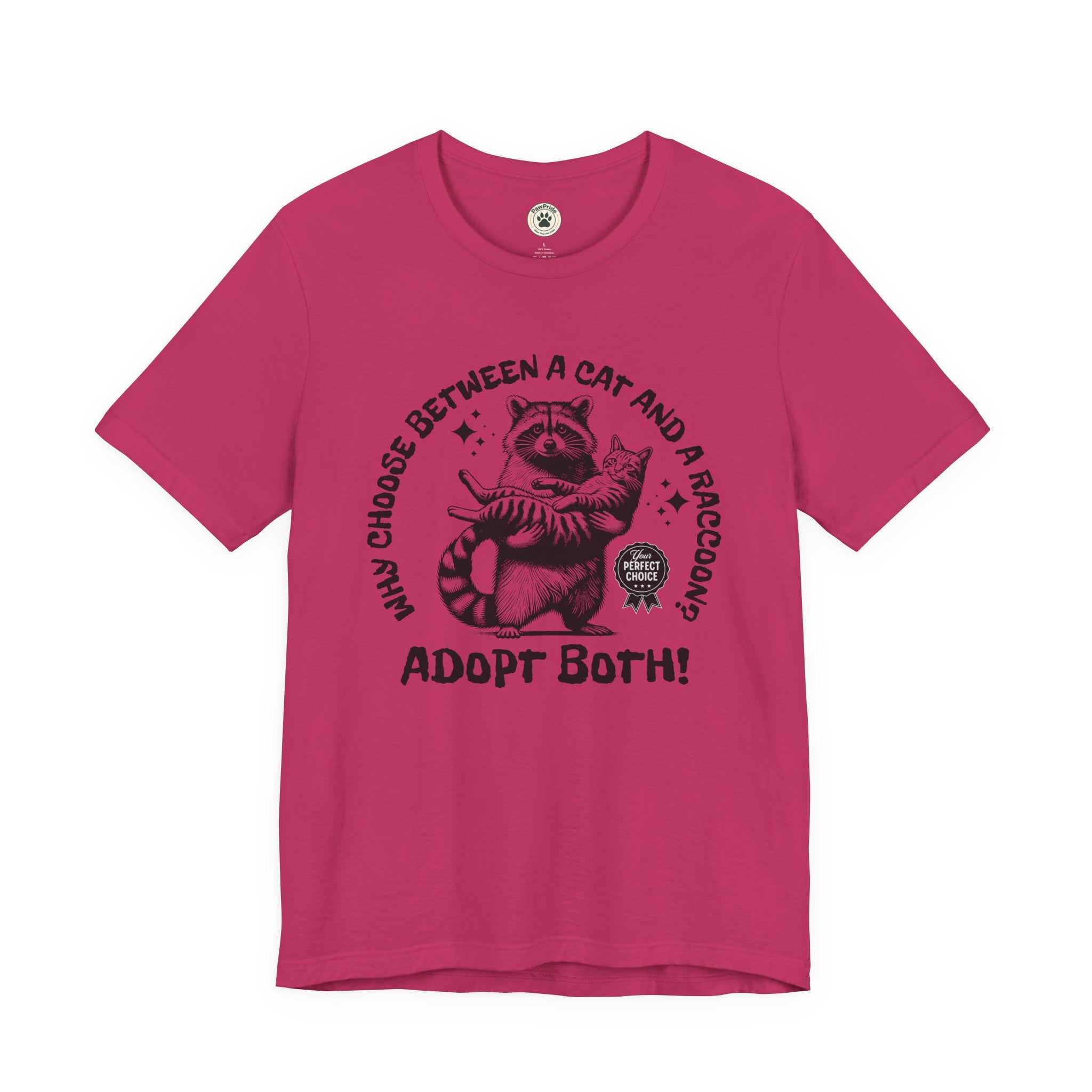 Adopt Both! Raccoon & Cat Rescue T-Shirt