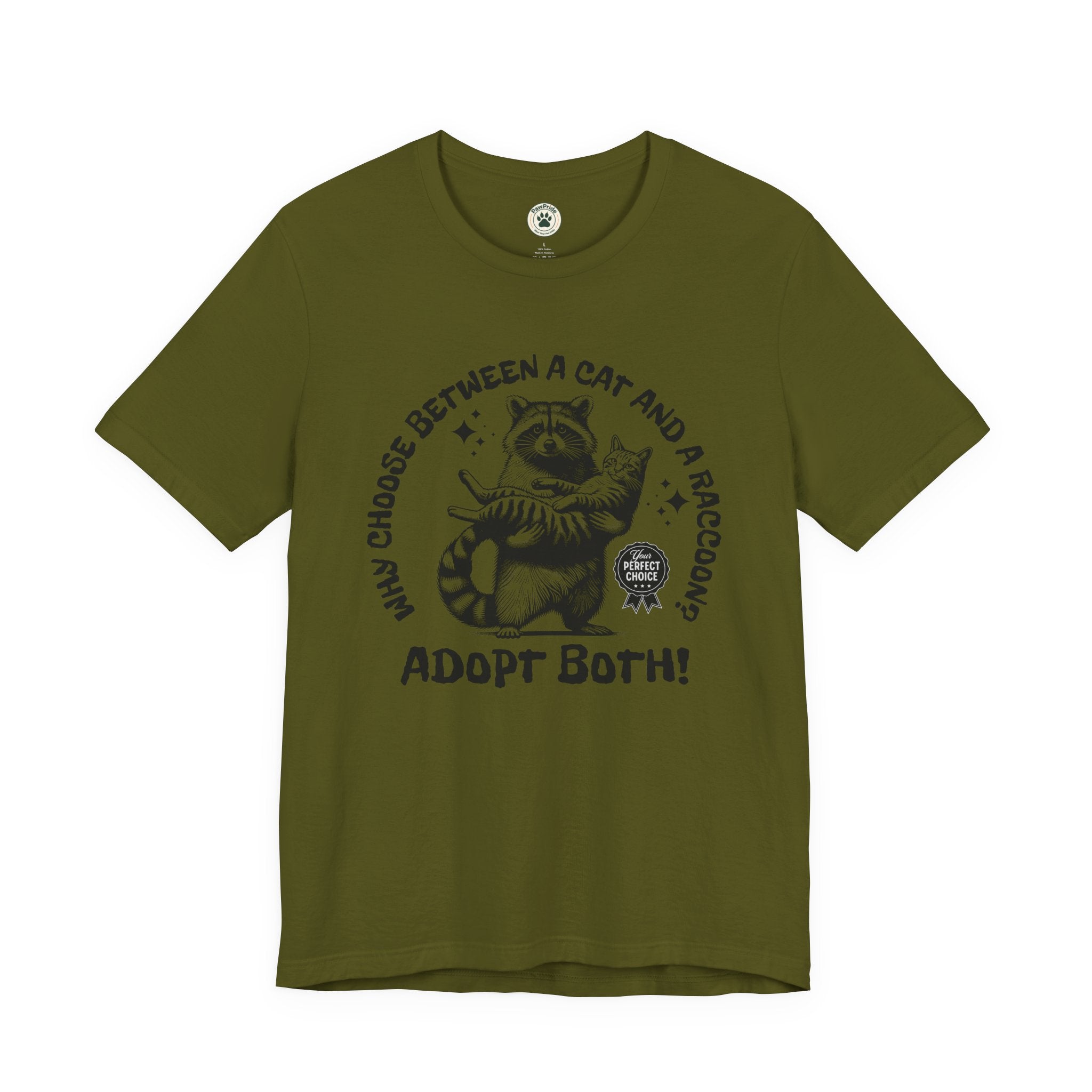 Adopt Both! Raccoon & Cat Rescue T-Shirt