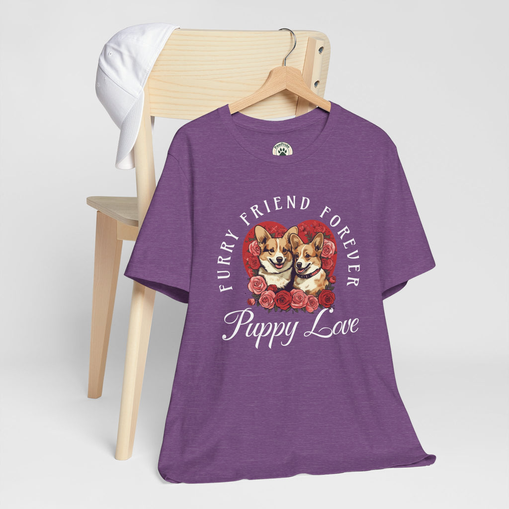 Puppy Love T-Shirt — "Furry Friend Forever" Corgi Tee