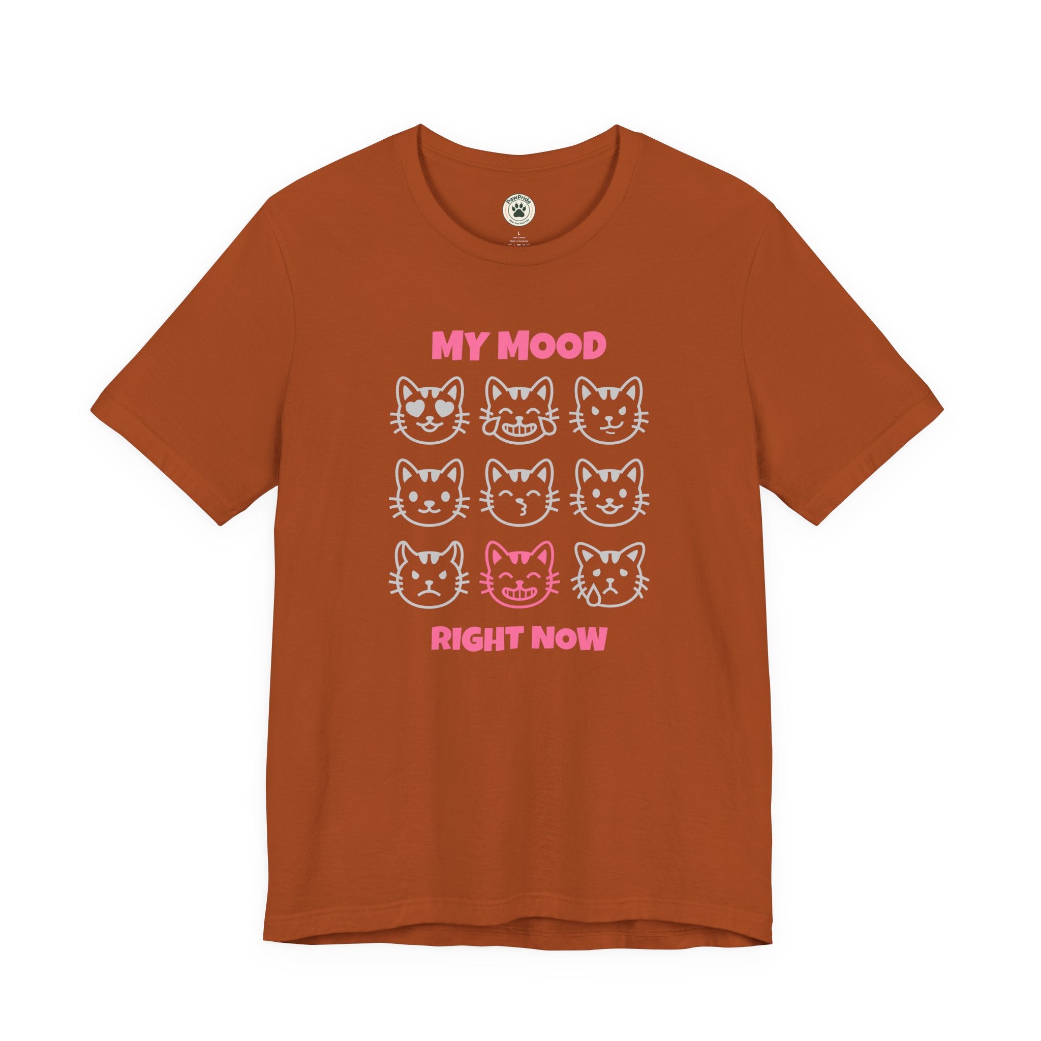 My Mood Right Now Cat Graphic Tee