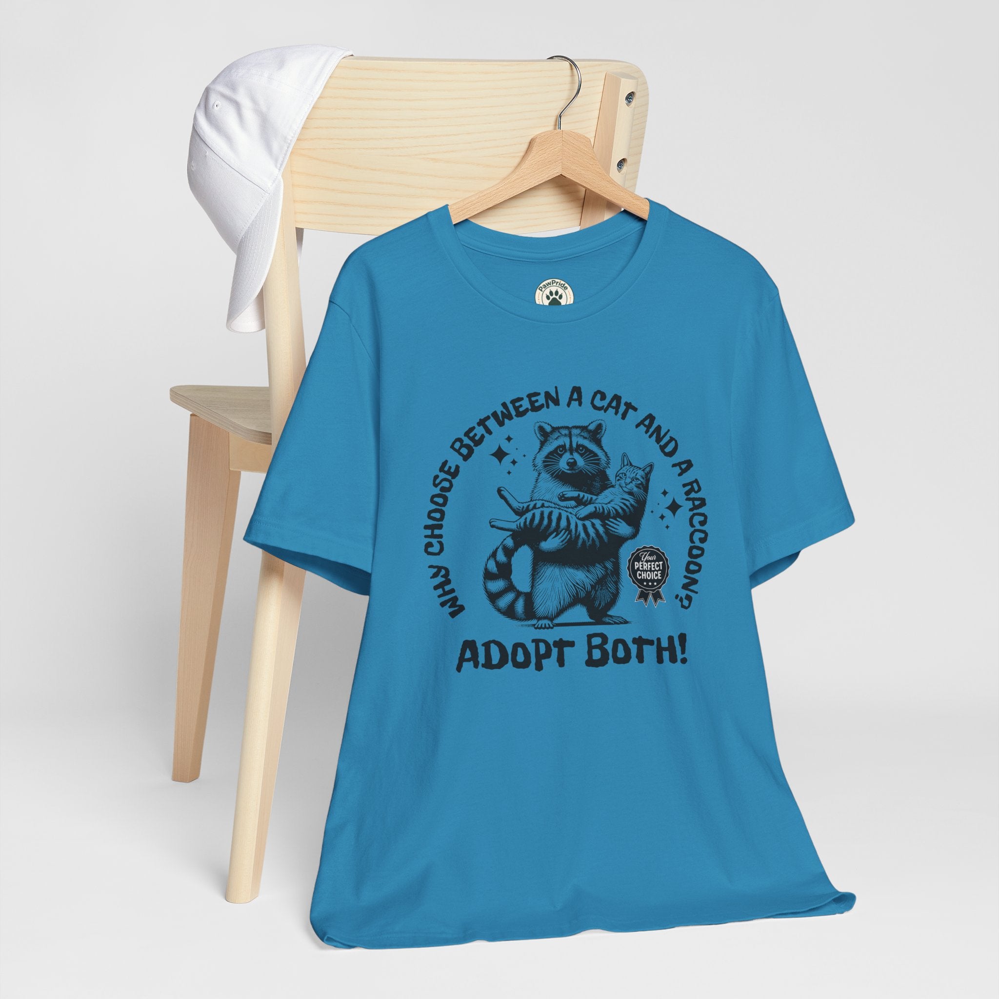 Adopt Both! Raccoon & Cat Rescue T-Shirt