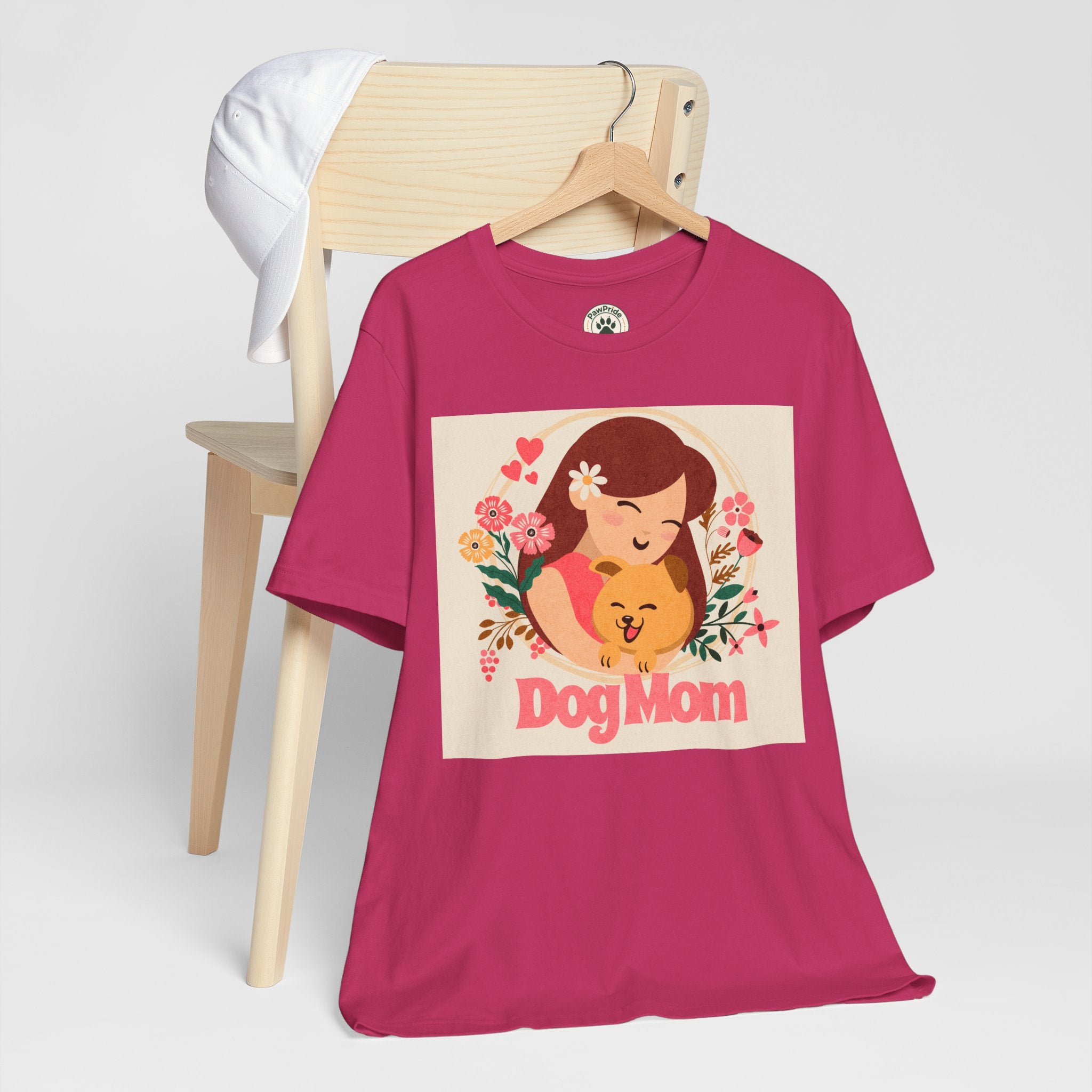 Dog Mom T-Shirt — Cute Floral Dog Mom Tee
