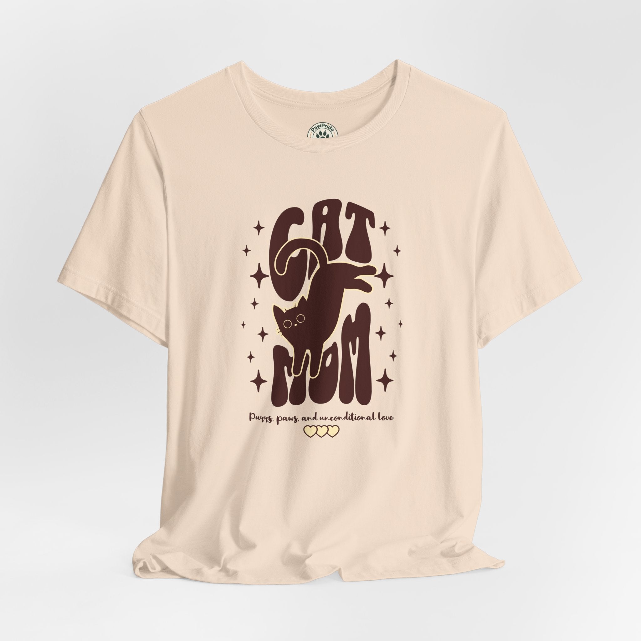 Cat Mom Retro Graphic Tee — "Cat Mom" Vintage Cat Lover T‑Shirt