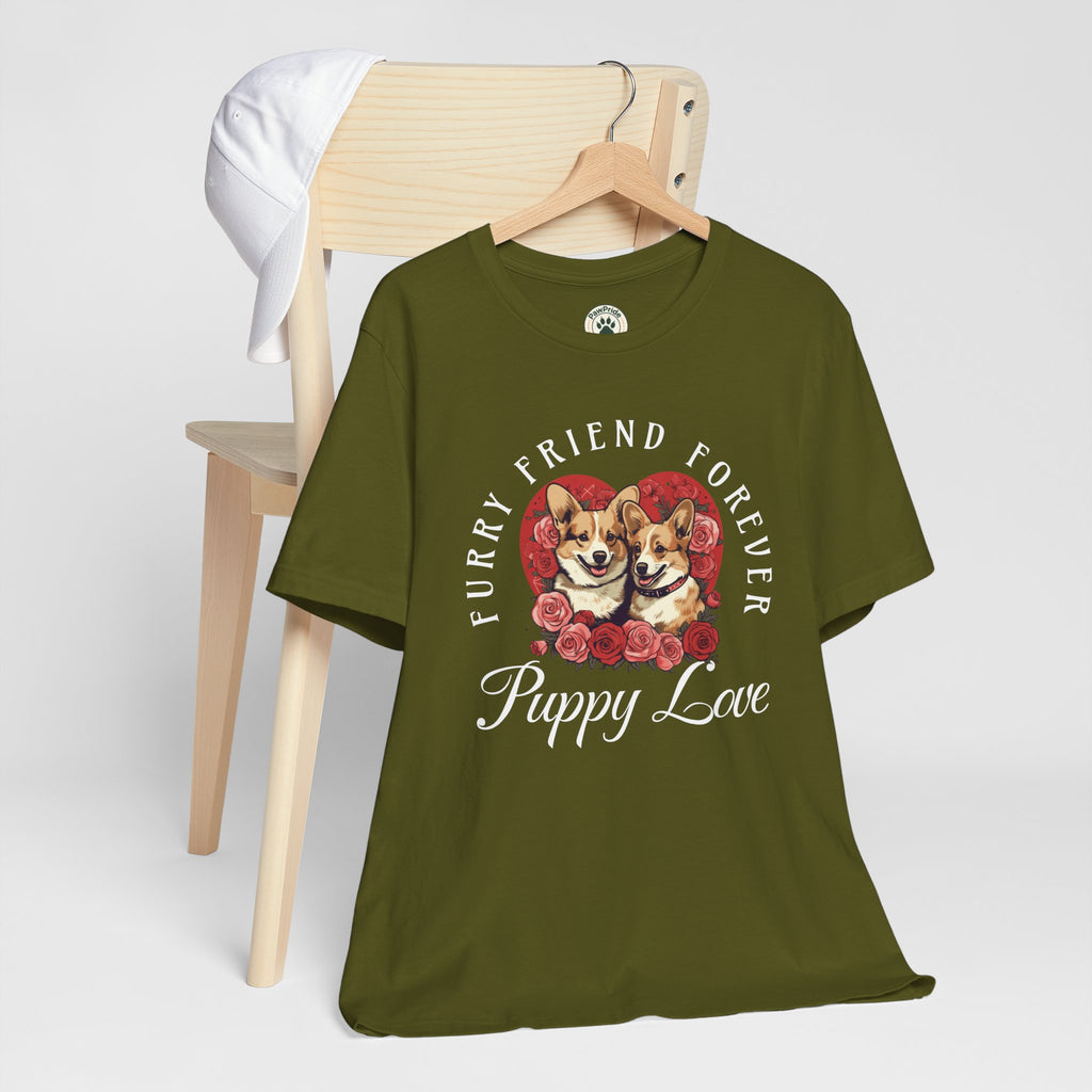Puppy Love T-Shirt — "Furry Friend Forever" Corgi Tee