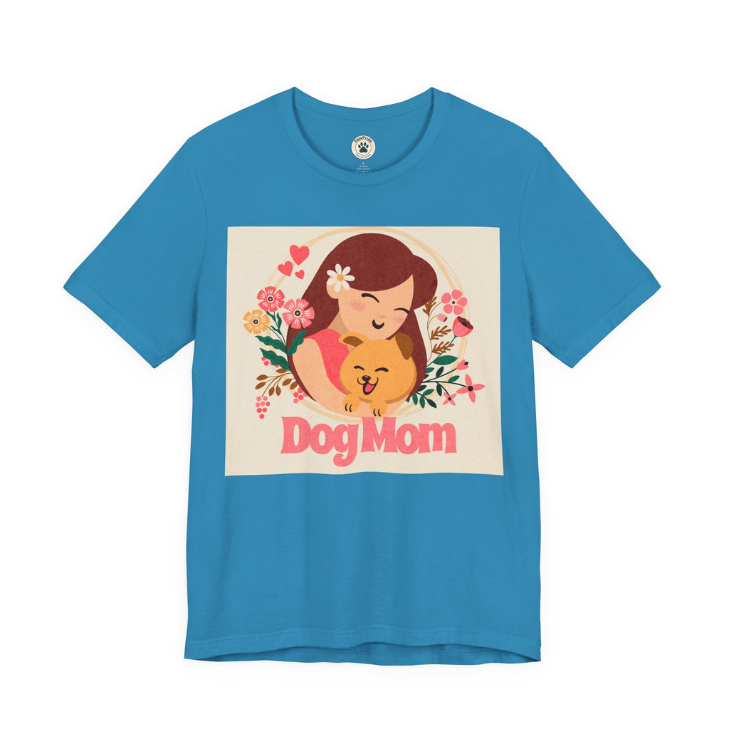 Dog Mom T-Shirt — Cute Floral Dog Mom Tee