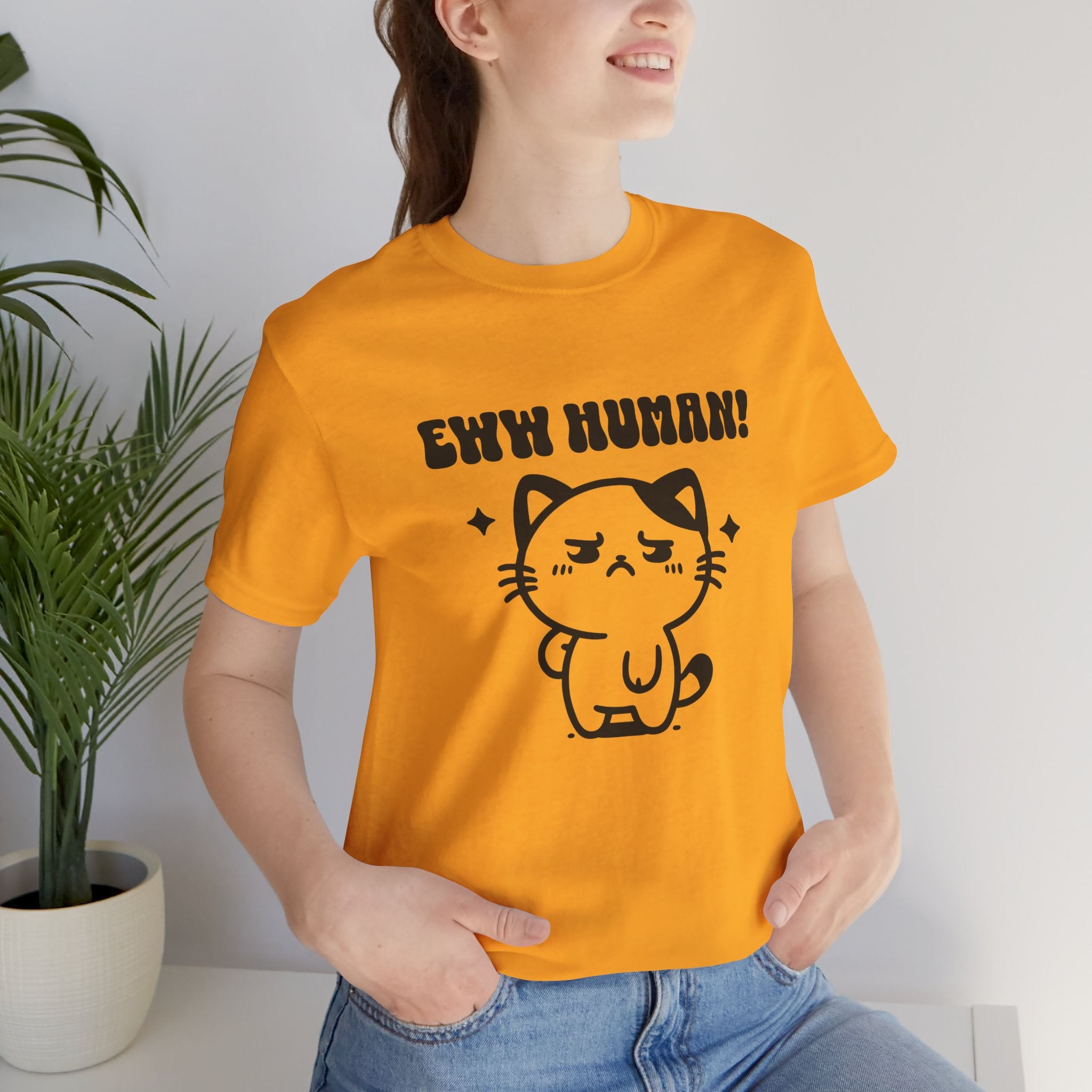 Eww Human! Cute Grumpy Cat Tee