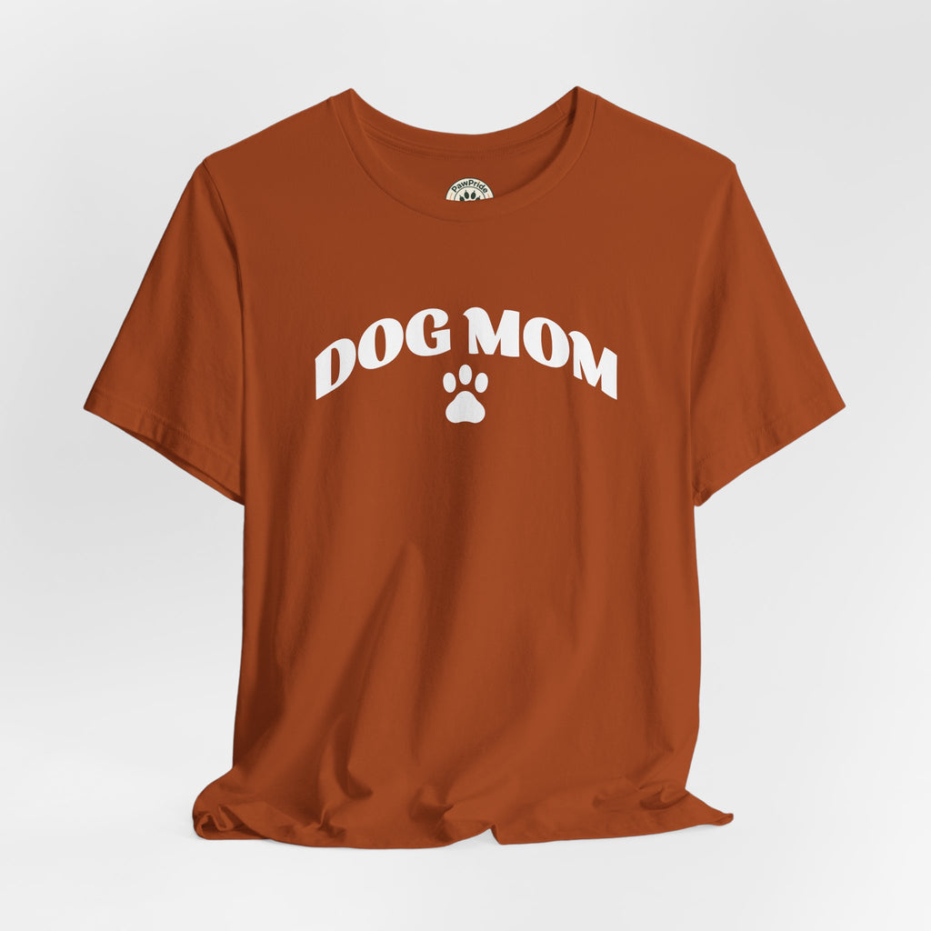 Dog Mom T-Shirt – Retro Paw Print Tee for Dog Lovers, Pet Mom Gift