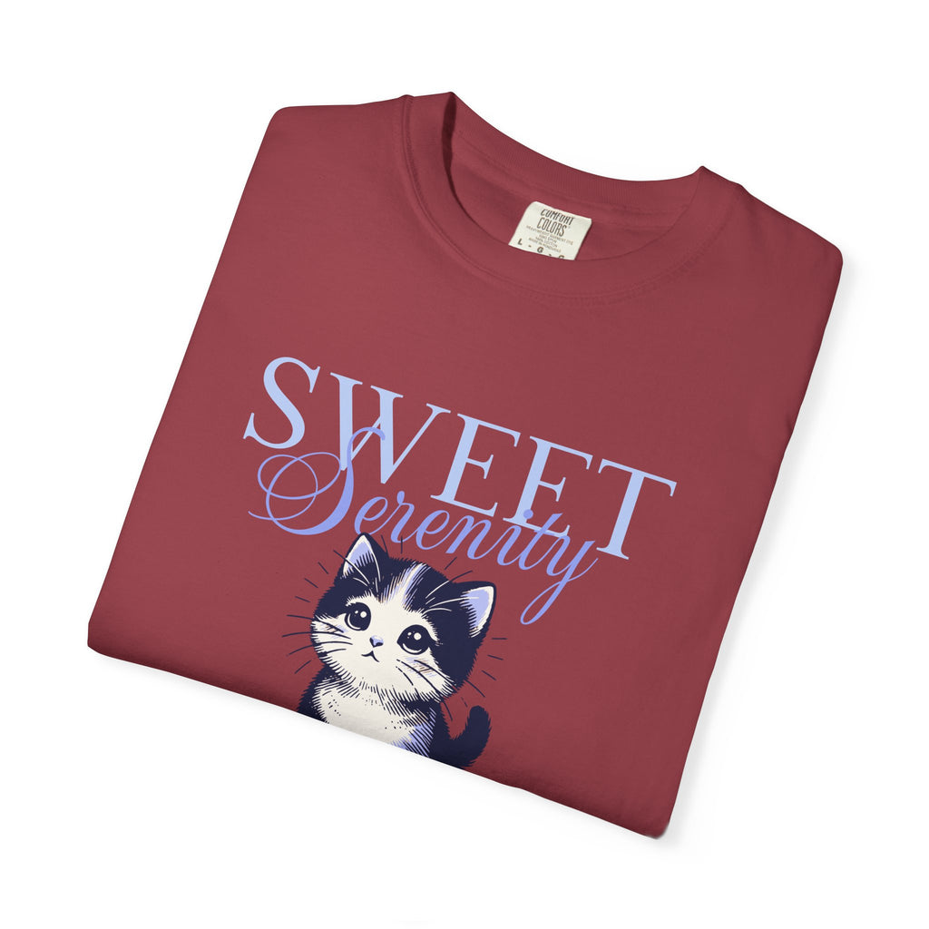 Sweet Scently Cat T‑Shirt — Cute Vintage Kitten Graphic Tee
