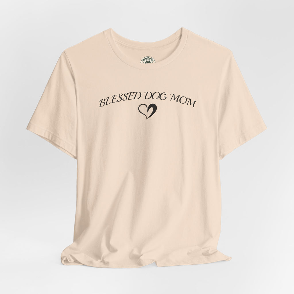 Blessed Dog Mom Tee — Women's Dog Mom Shirt with Heart
