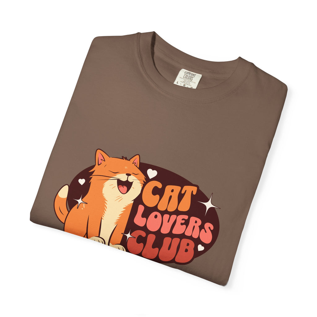 Cat Lovers Club T-Shirt — Cute Retro Cat Graphic Tee