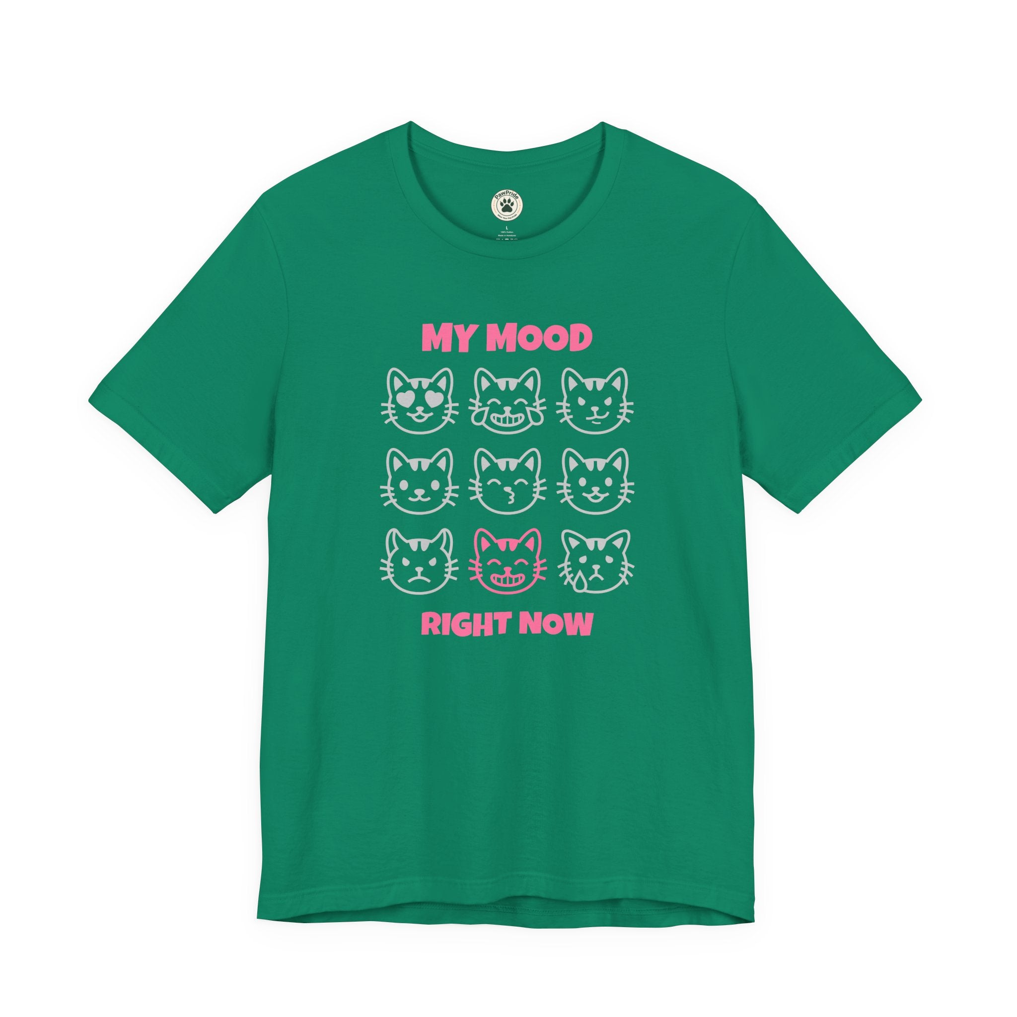My Mood Right Now Cat Graphic Tee