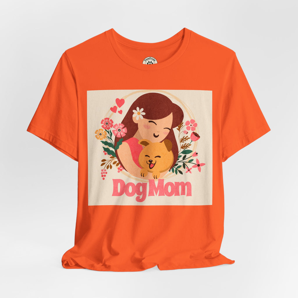 Dog Mom T-Shirt — Cute Floral Dog Mom Tee