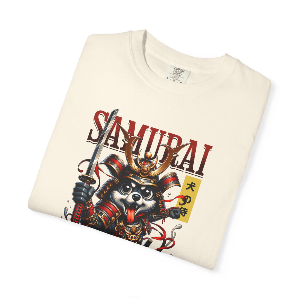 Samurai Raccoon T-Shirt — Cute Warrior Graphic Tee