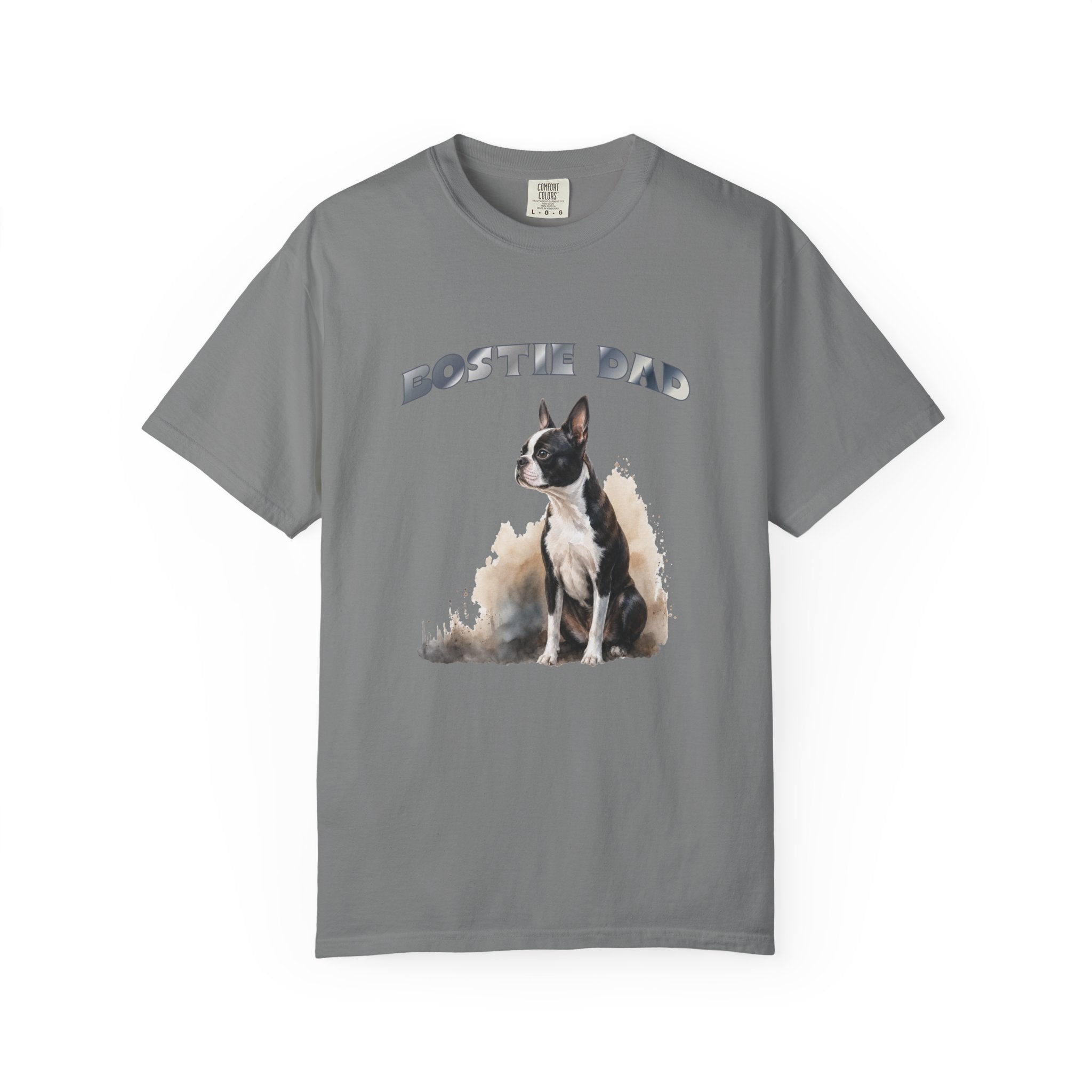 Boston Terrier Dad T-Shirt — 'Bostie Dad' Dog Dad Graphic Tee