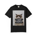 Grumpy Cat Mugshot T‑Shirt — "I Hate People" Graphic Tee