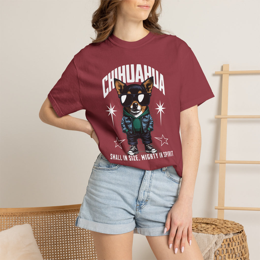 Chihuahua 'Small in Size, Mighty in Spirit' Graphic T-Shirt