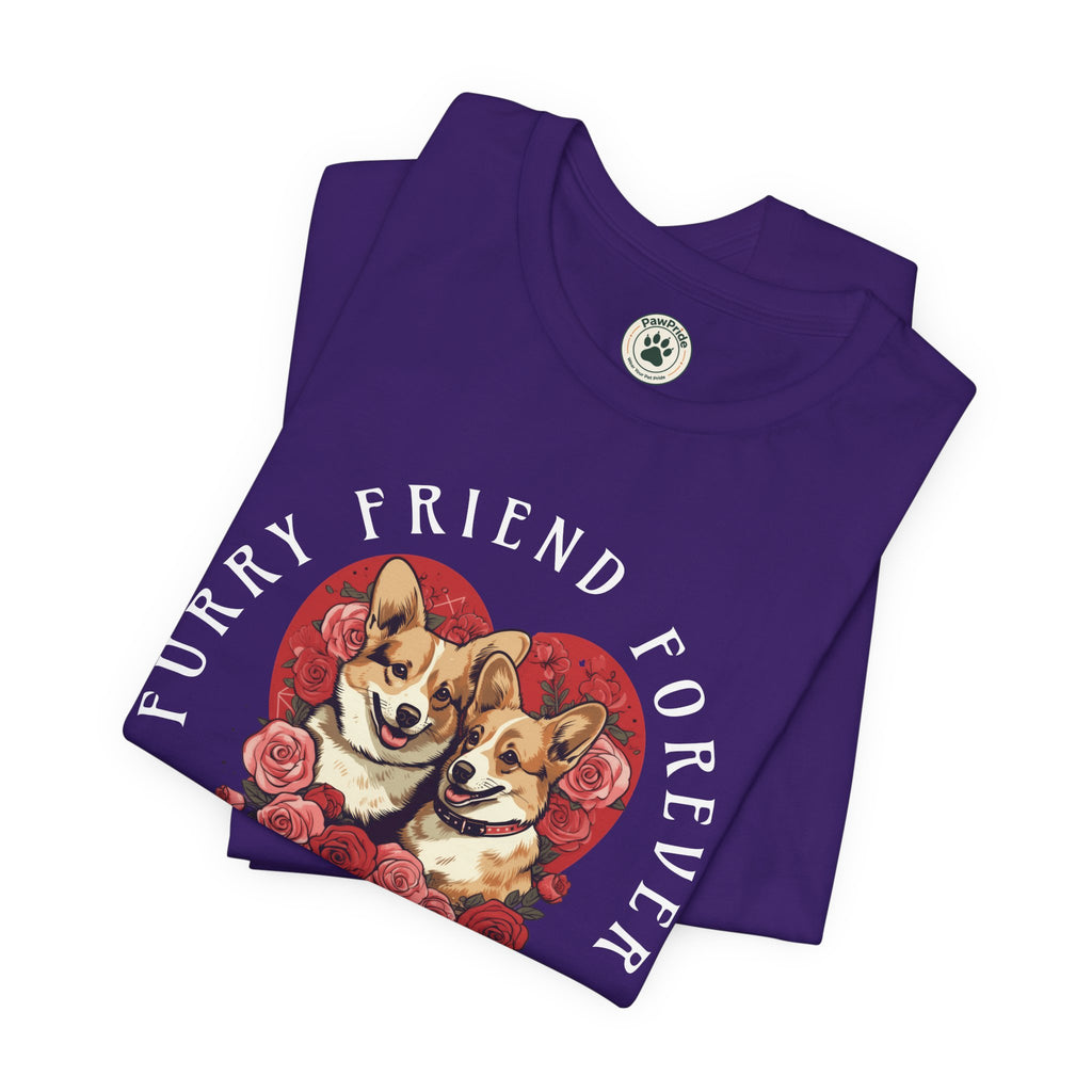 Puppy Love T-Shirt — "Furry Friend Forever" Corgi Tee