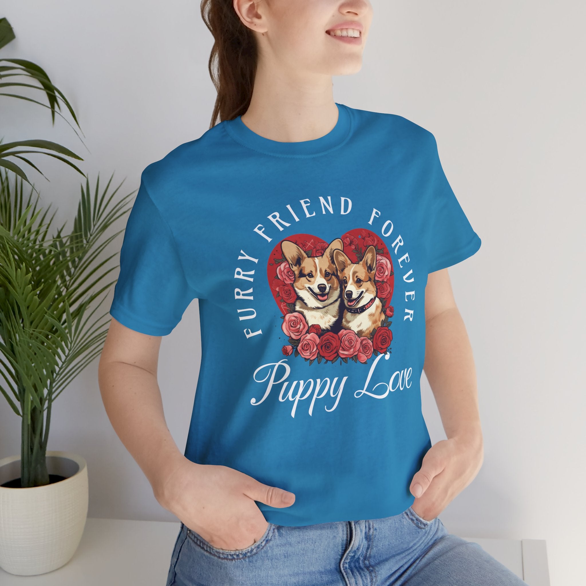 Puppy Love T-Shirt — "Furry Friend Forever" Corgi Tee