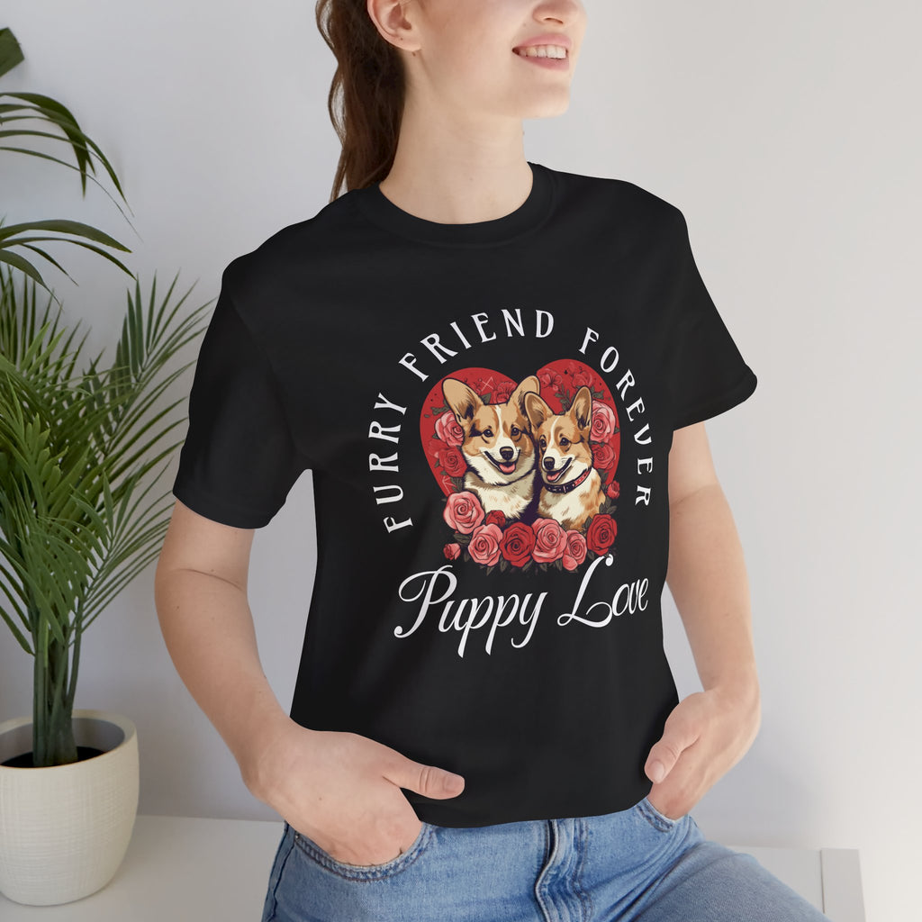 Puppy Love T-Shirt — "Furry Friend Forever" Corgi Tee