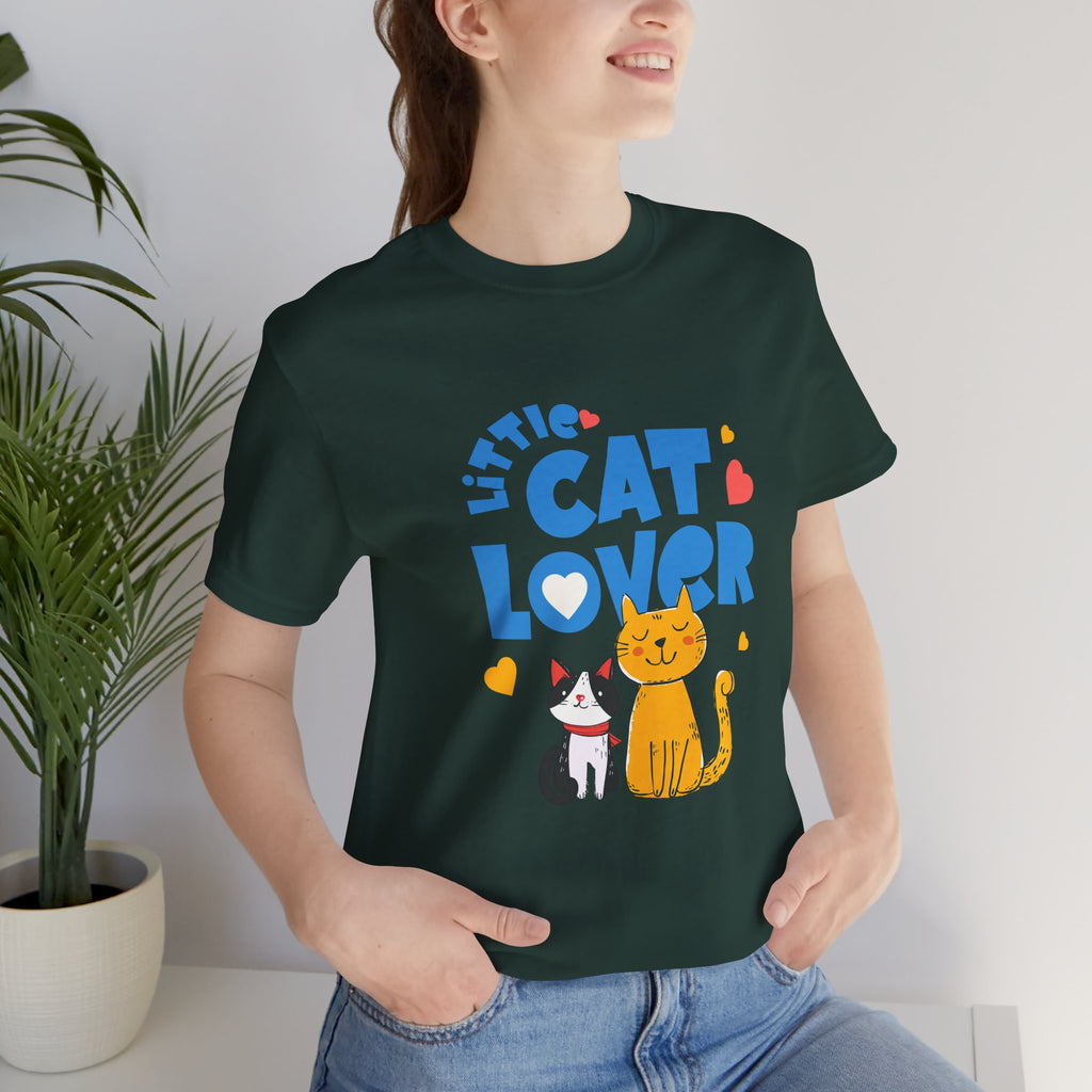 Little Cat Lover T-Shirt — Cute Cat Graphic Tee for Kids & Cat Moms