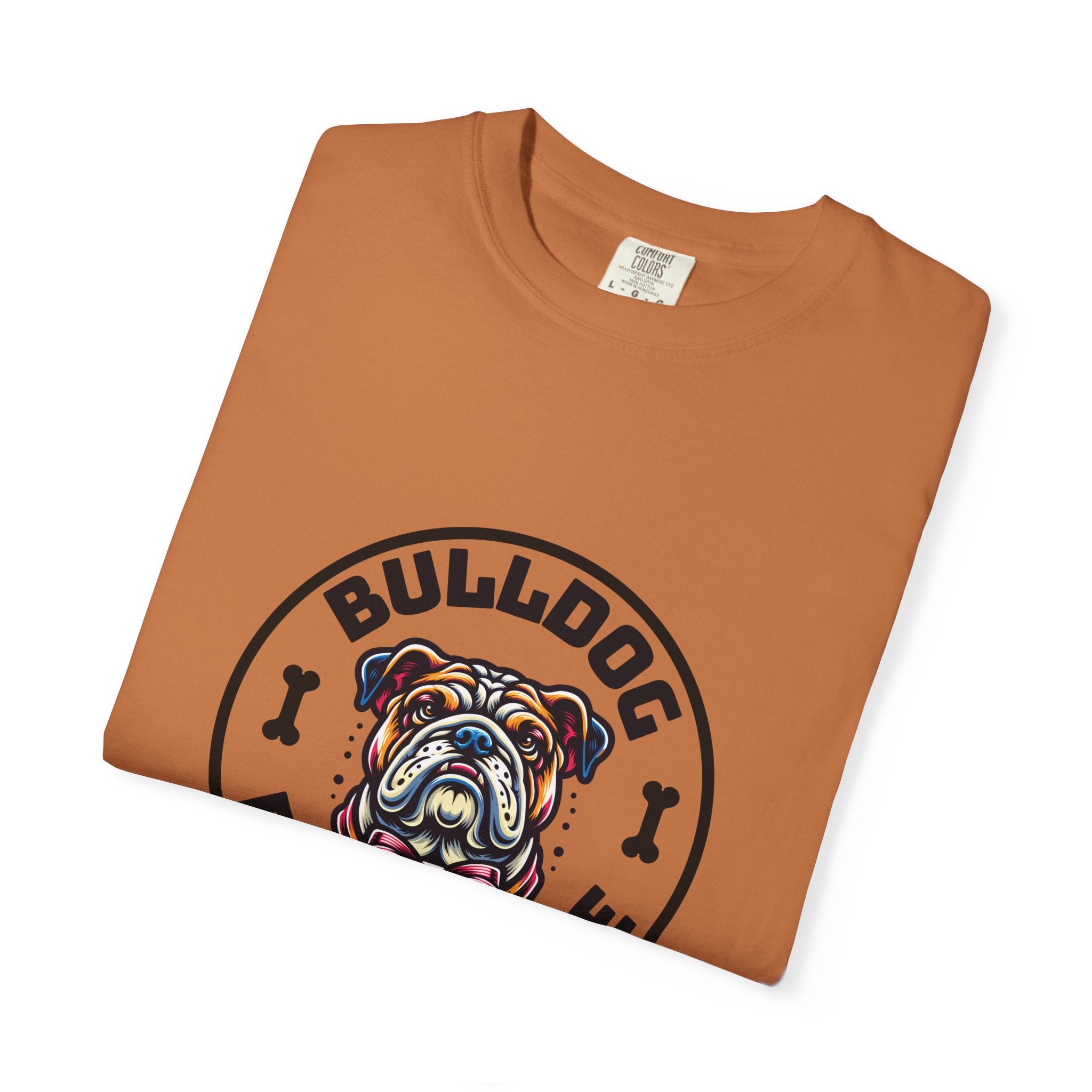 Bulldog Dog House T-Shirt — Vintage Bulldog Logo Tee