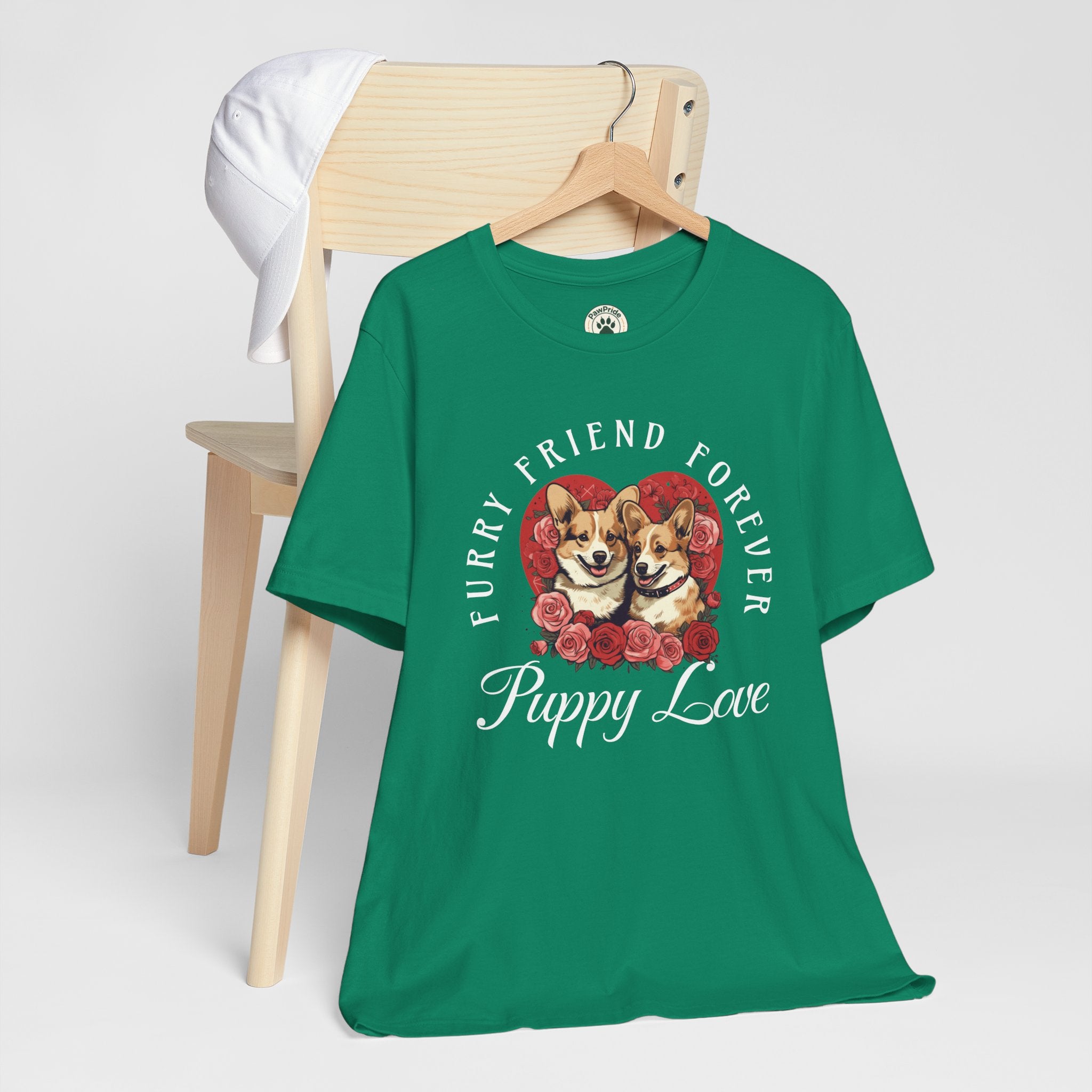 Puppy Love T-Shirt — "Furry Friend Forever" Corgi Tee