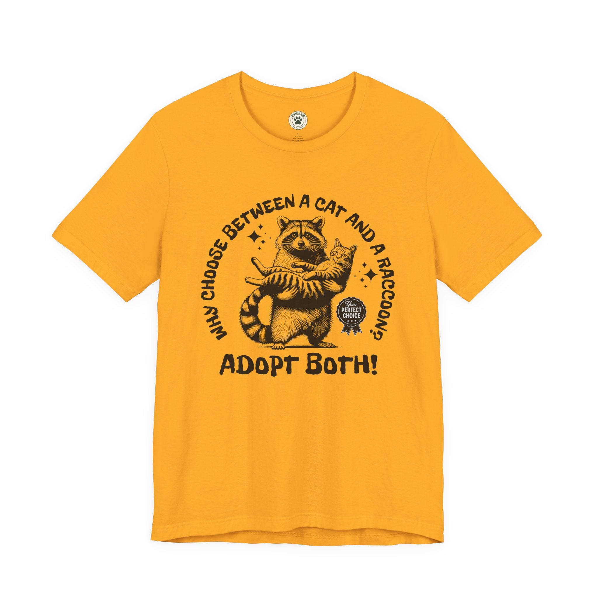 Adopt Both! Raccoon & Cat Rescue T-Shirt
