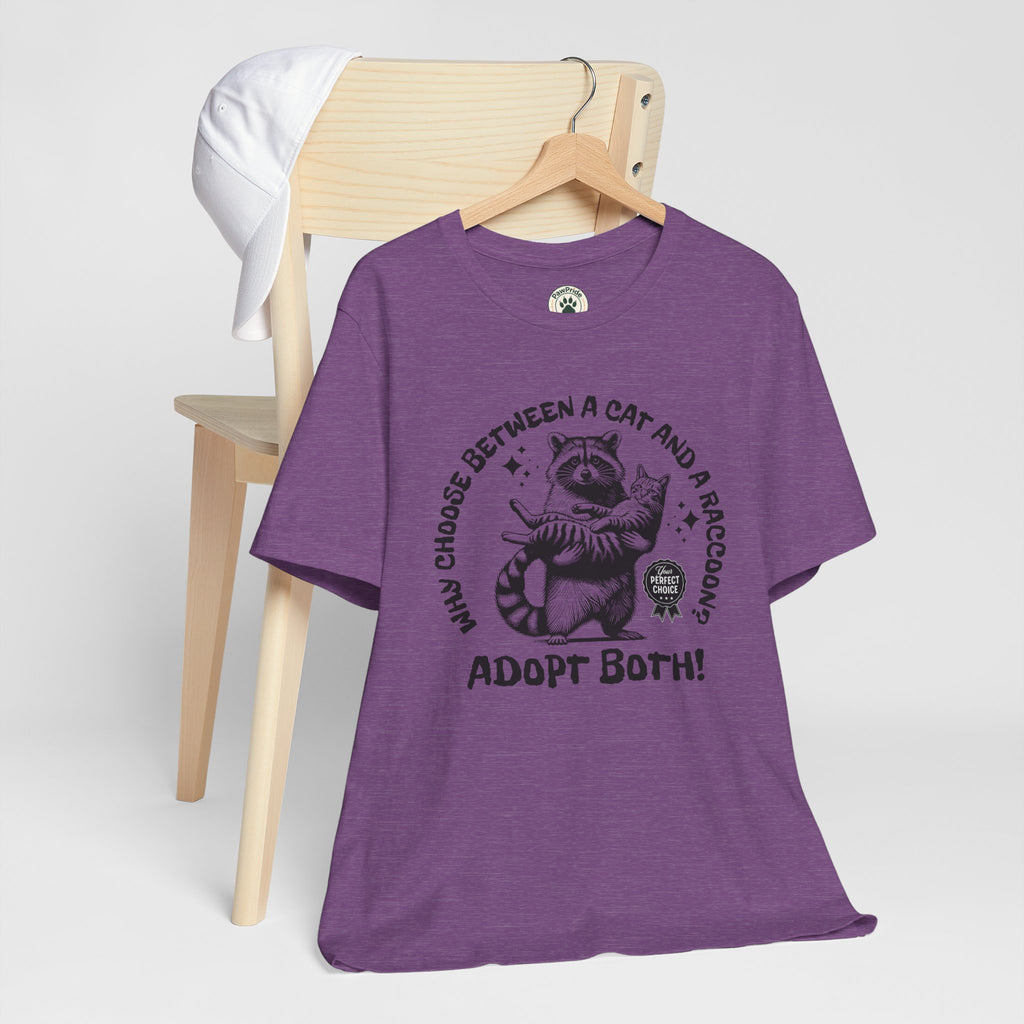 Adopt Both! Raccoon & Cat Rescue T-Shirt
