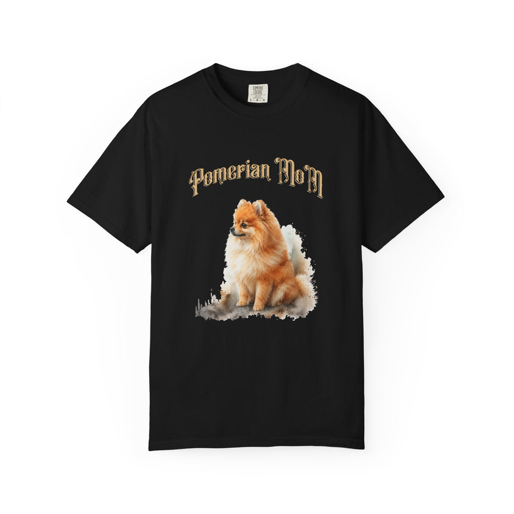 Pomeranian Mom T-Shirt – Cute Pomeranian Dog Graphic Tee