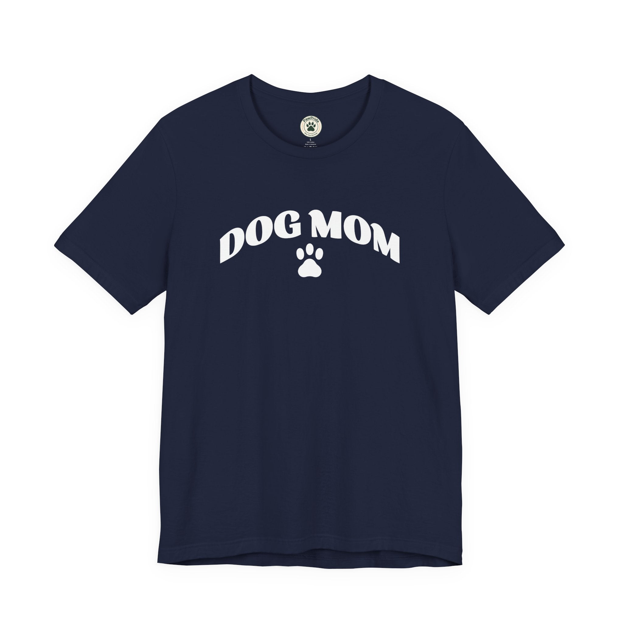 Dog Mom T-Shirt – Retro Paw Print Tee for Dog Lovers, Pet Mom Gift