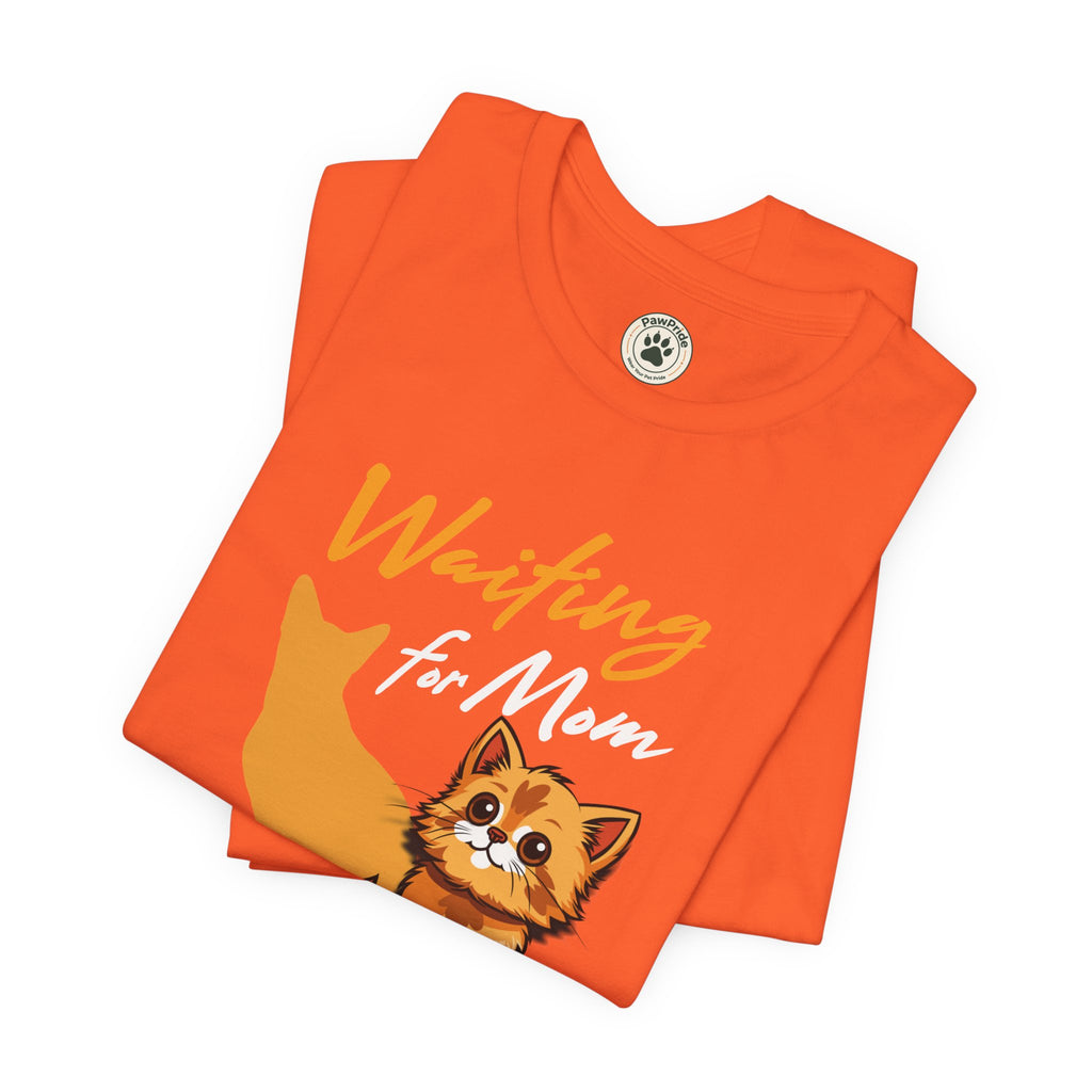 Waiting for Mom Cat T-Shirt — Cute Rescue Kitten Graphic Tee