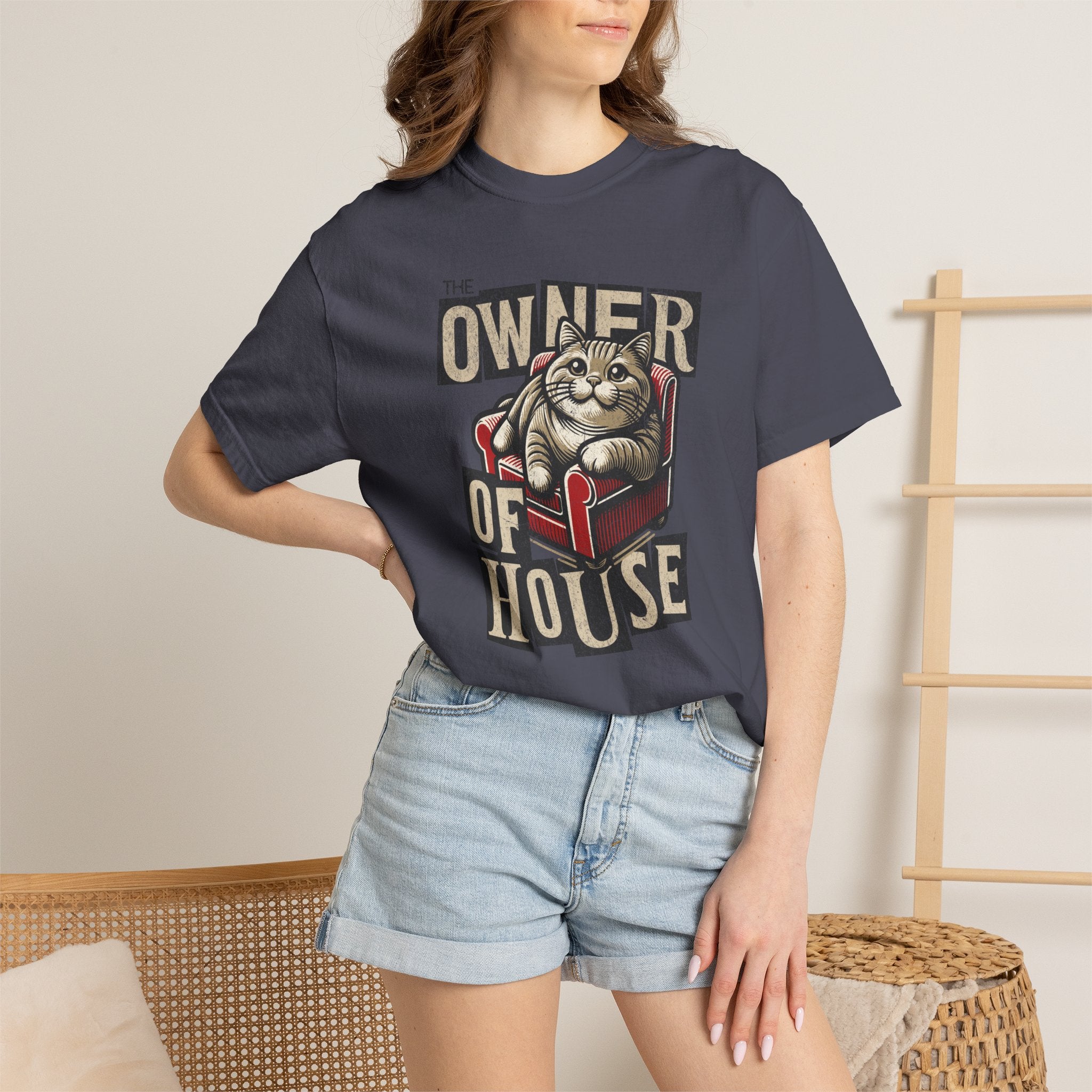 Owner of the House Cat T-Shirt — Vintage Cat Graphic Tee