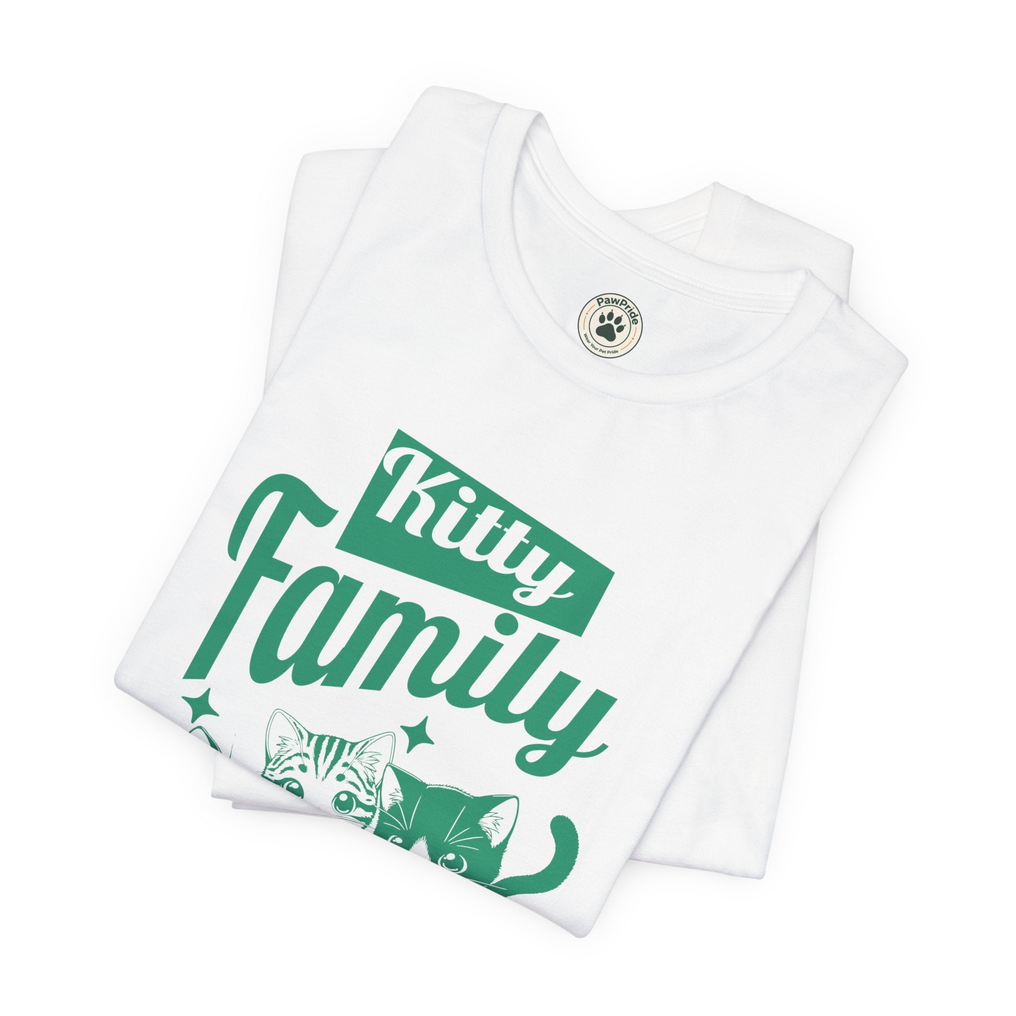 Kitty Family Tee — 'Work Together, and Succeed Together' Cat Graphic Shirt