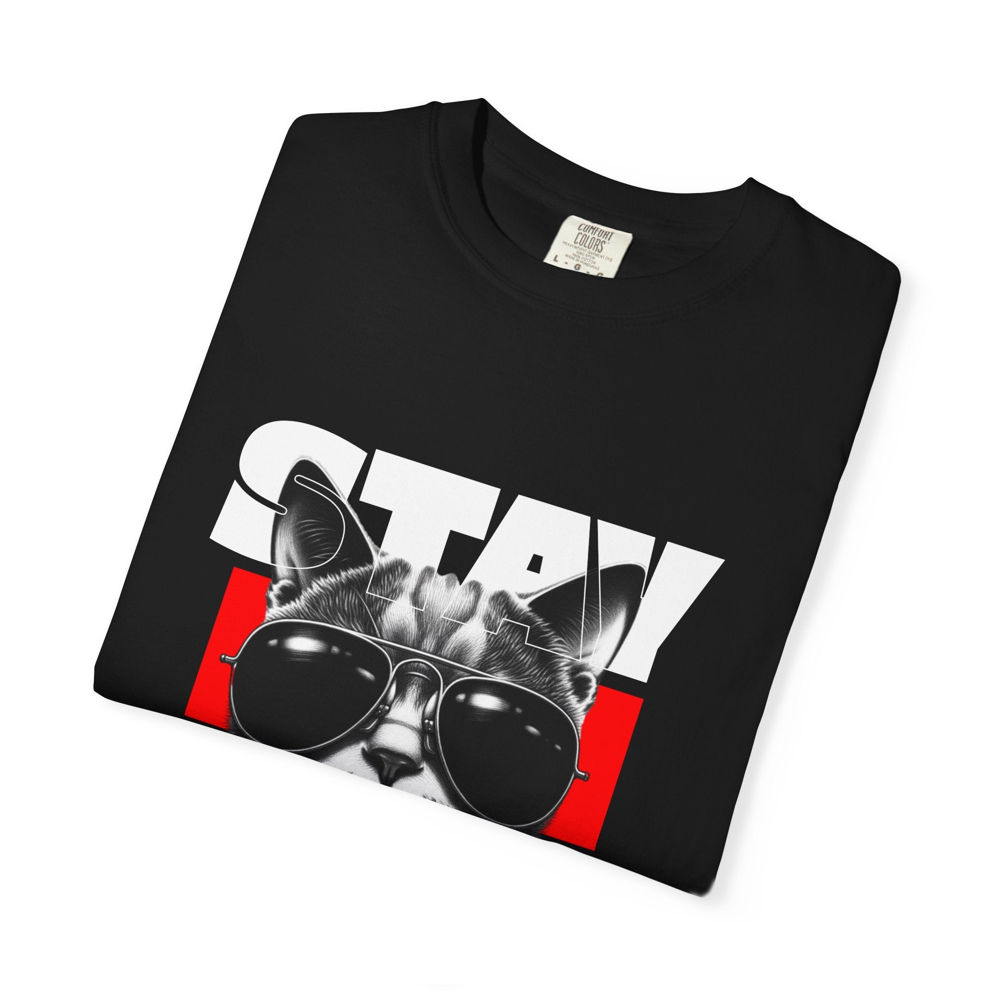 Stay Cool Cat T-Shirt — Retro Sunglasses Graphic Tee