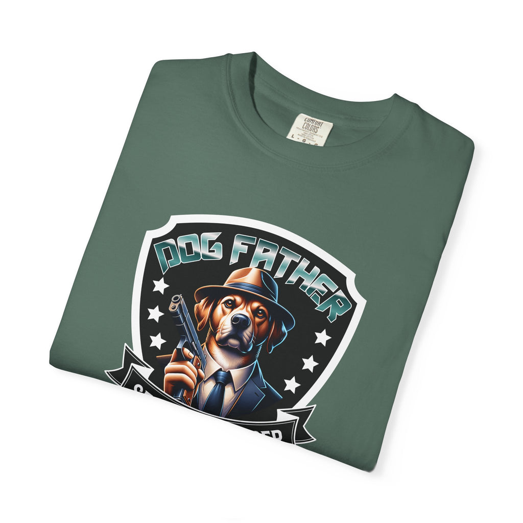 T-Shirt — "Pig Father" Secret Enforcer Vintage Badge Tee