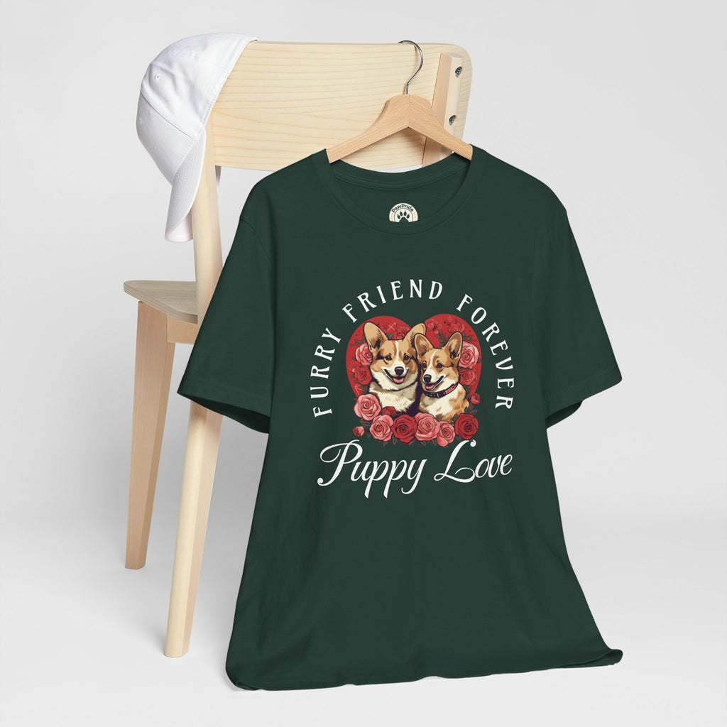 Puppy Love T-Shirt — "Furry Friend Forever" Corgi Tee