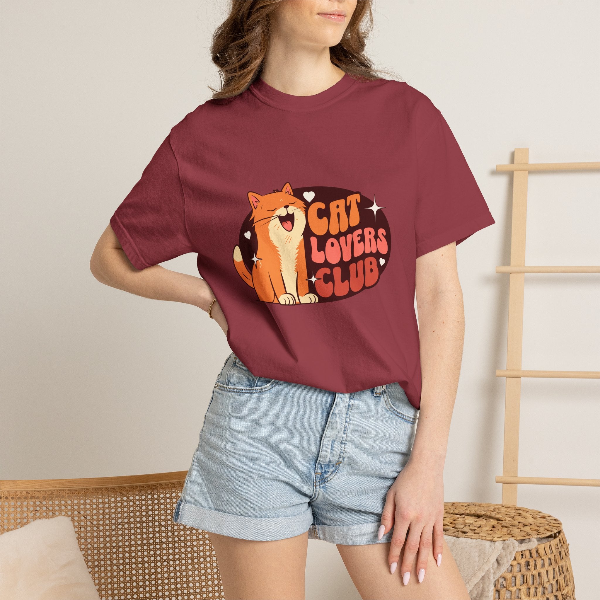 Cat Lovers Club T-Shirt — Cute Retro Cat Graphic Tee