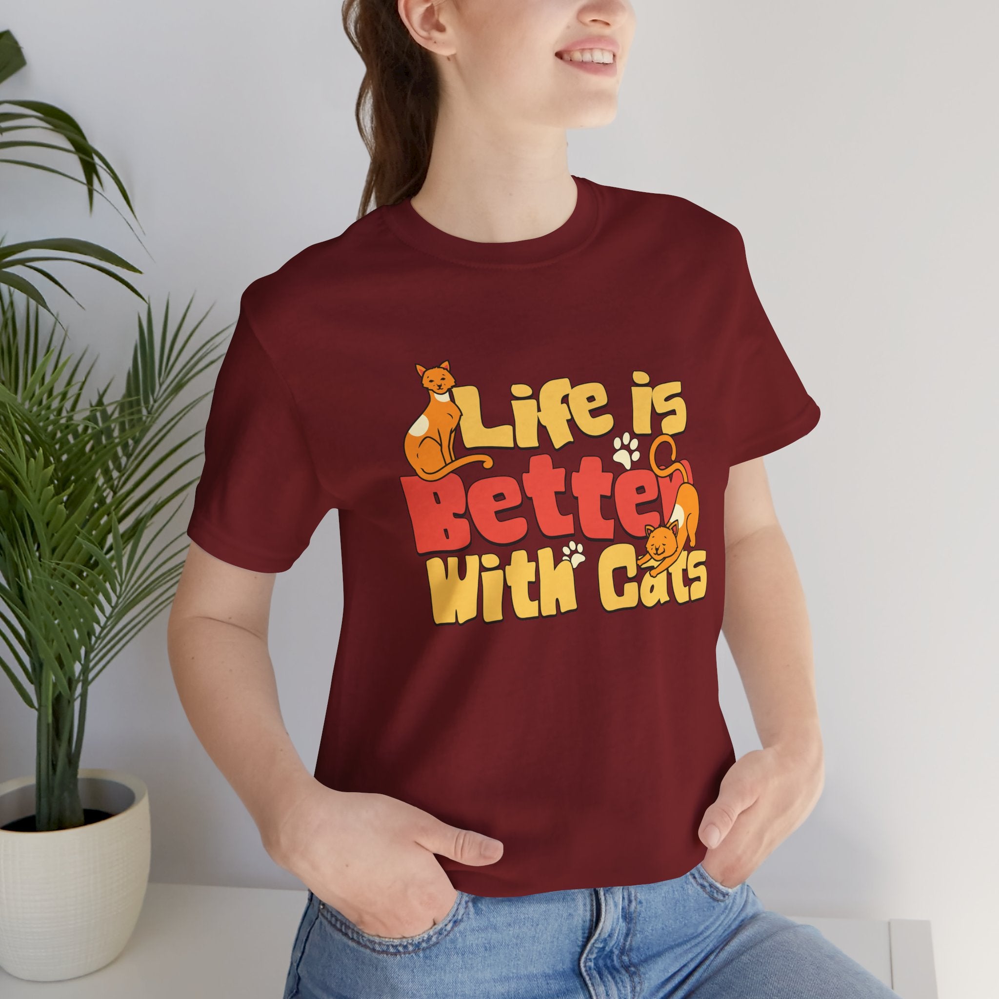 Life Is Better With Cats T‑Shirt