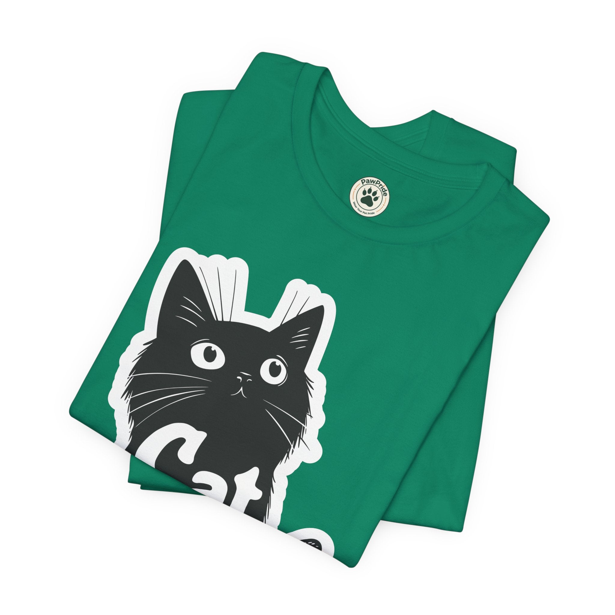 Cat Mama T-Shirt – Cute Black Cat Graphic Tee for Cat Lovers